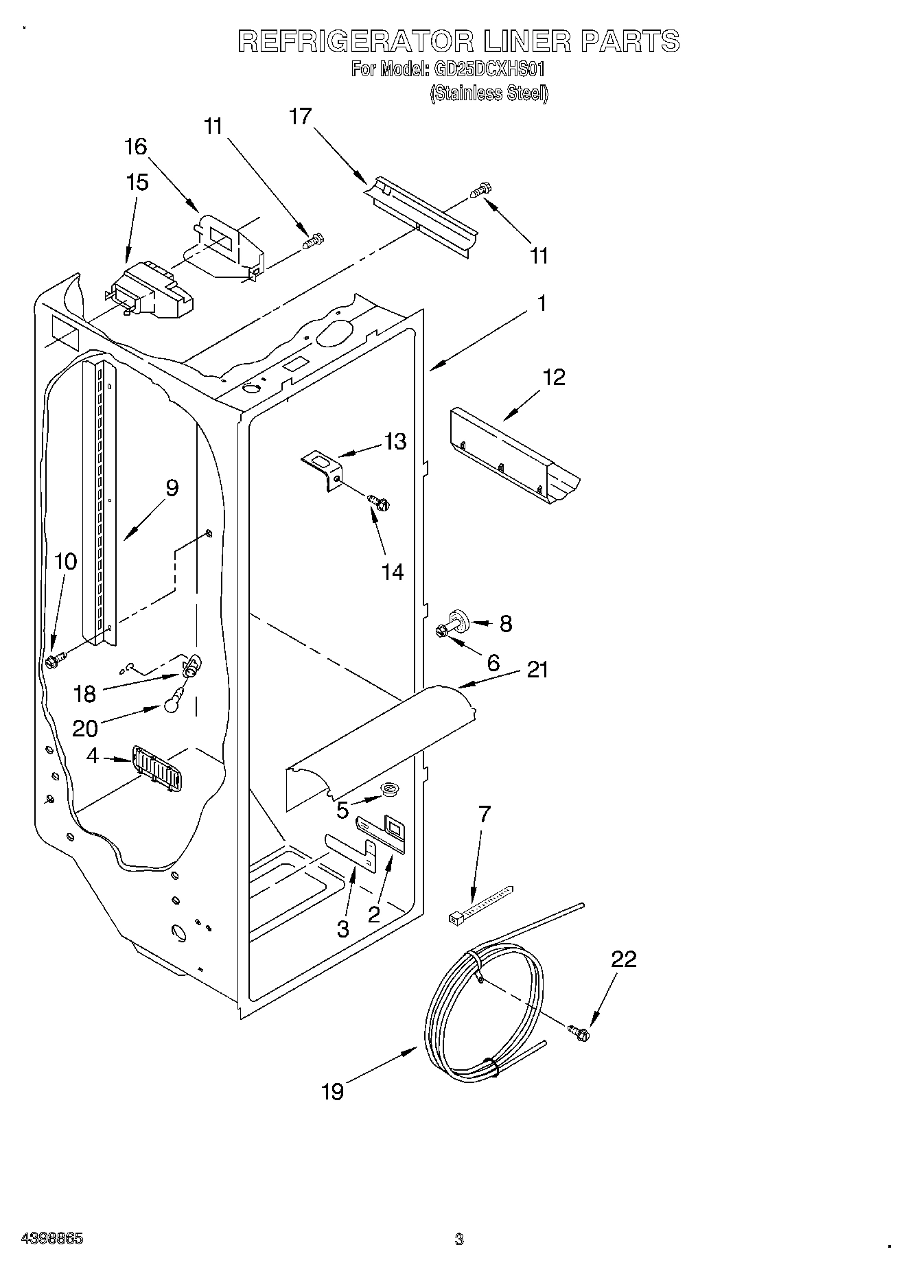 02 - REFRIGERATOR LINER