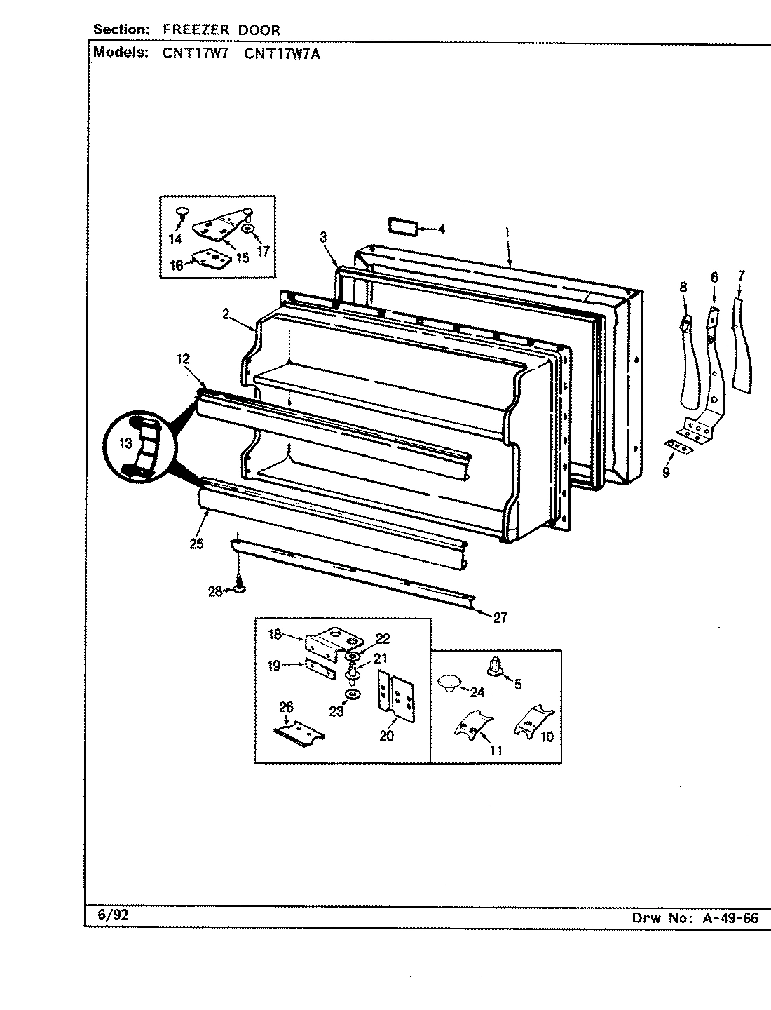 02 - FREEZER DOOR