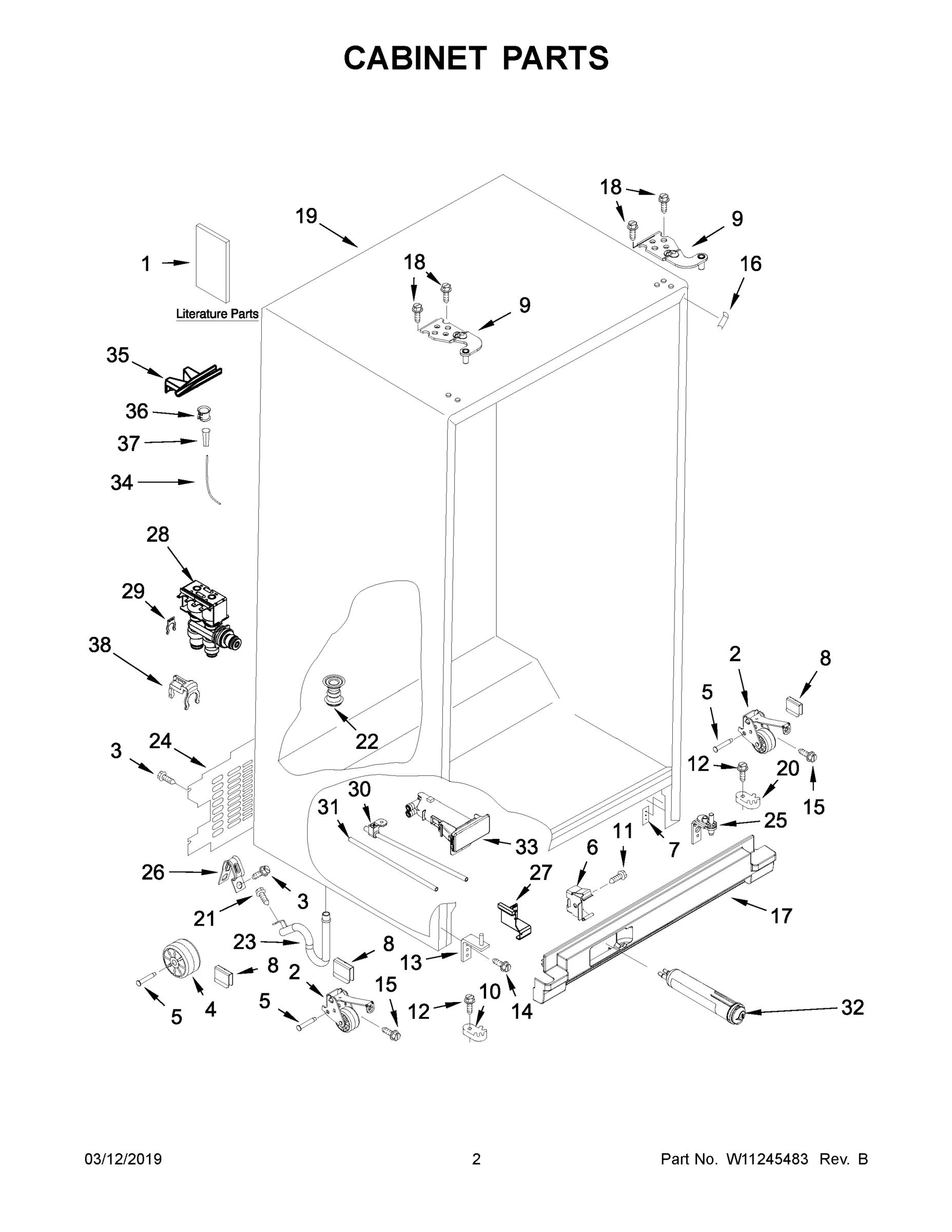 02 - CABINET PARTS