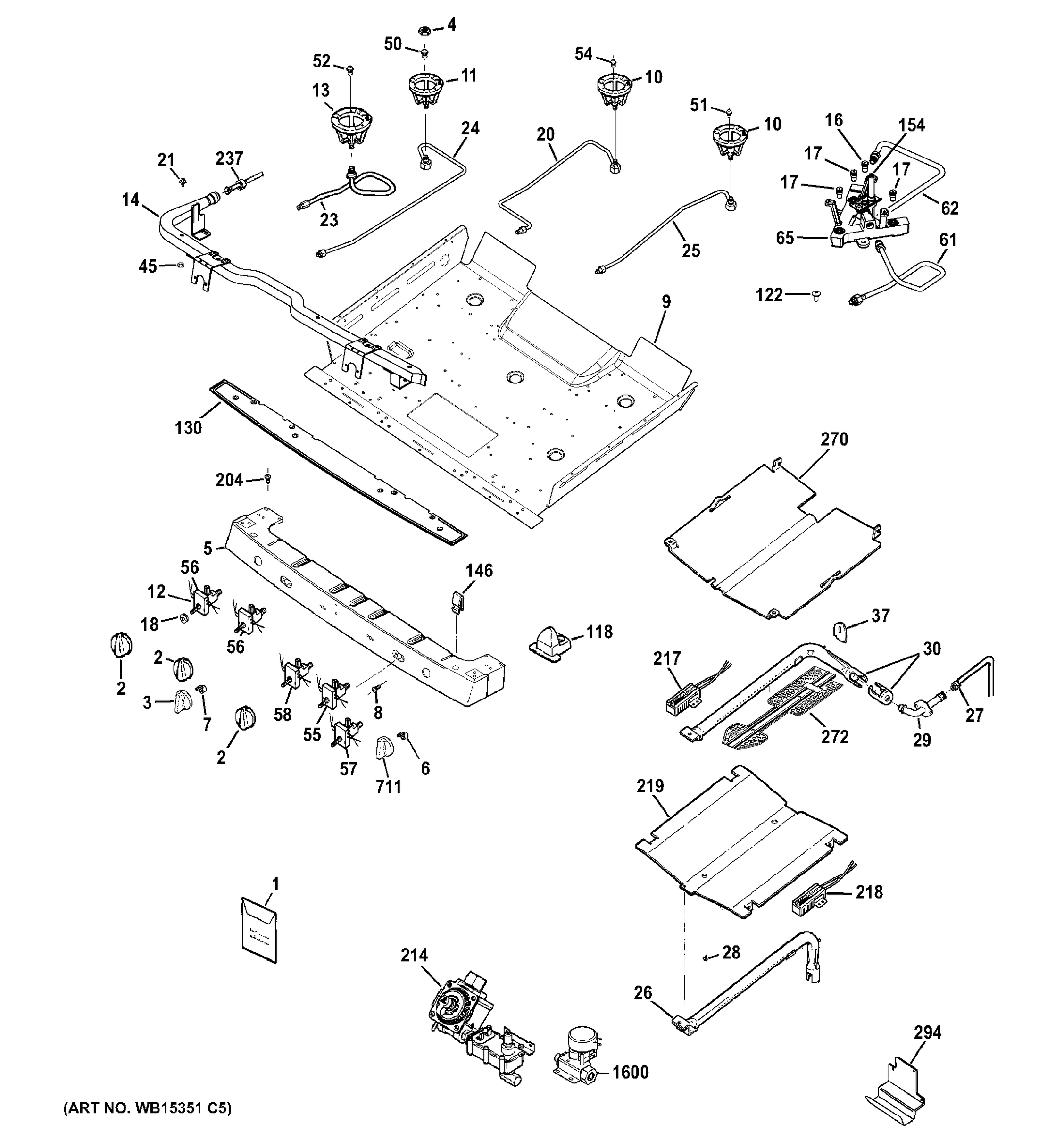 GAS & BURNER PARTS