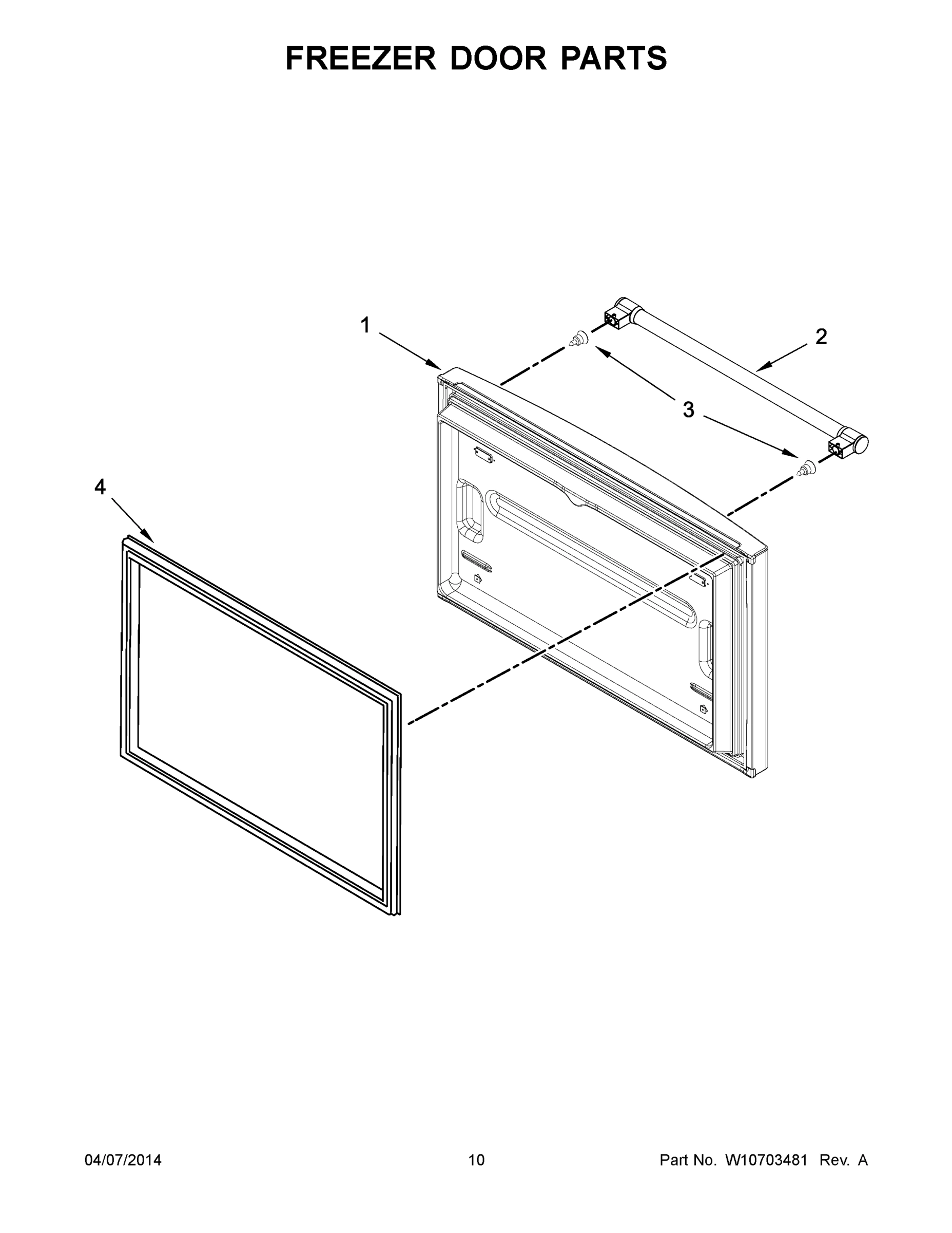 06 - FREEZER DOOR PARTS