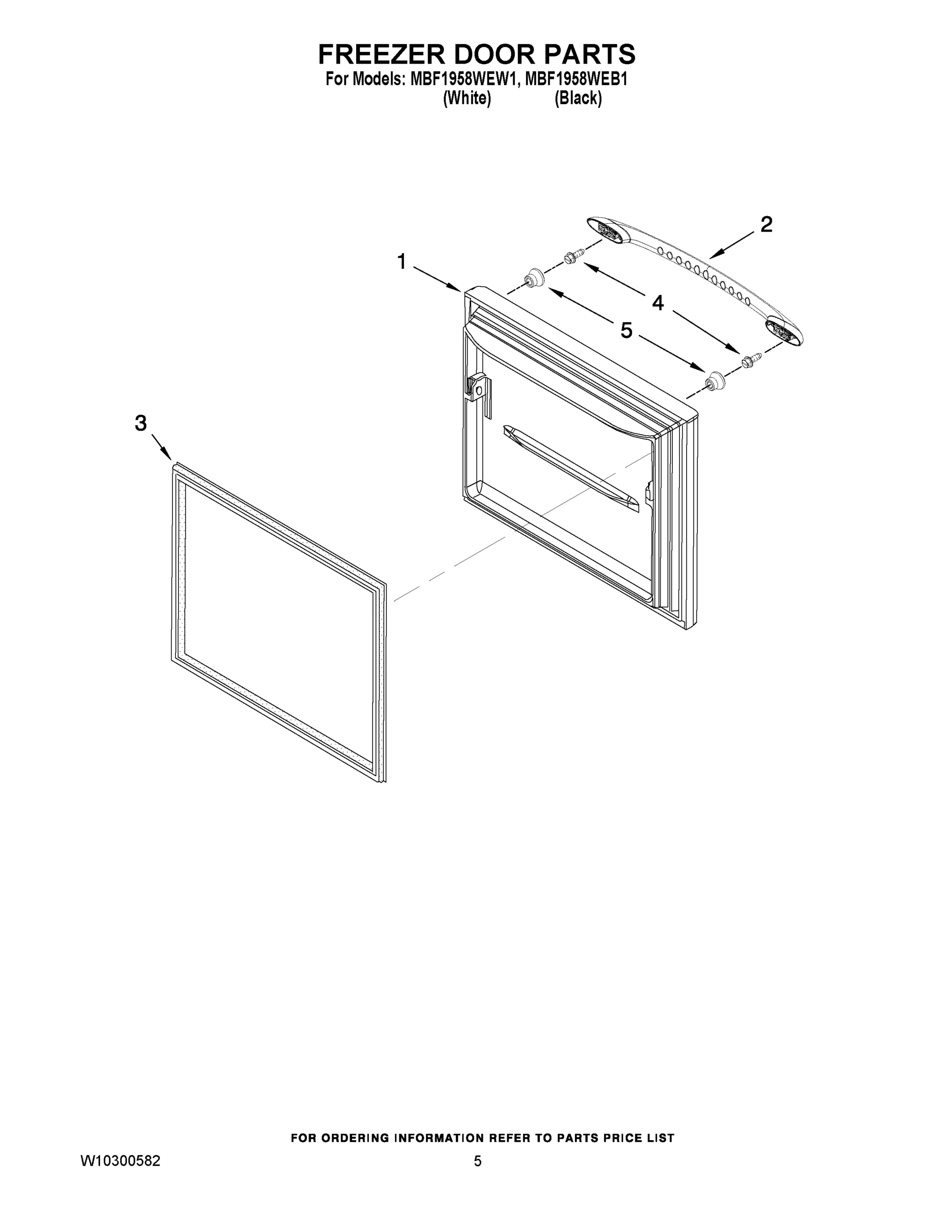 03 - FREEZER DOOR PARTS