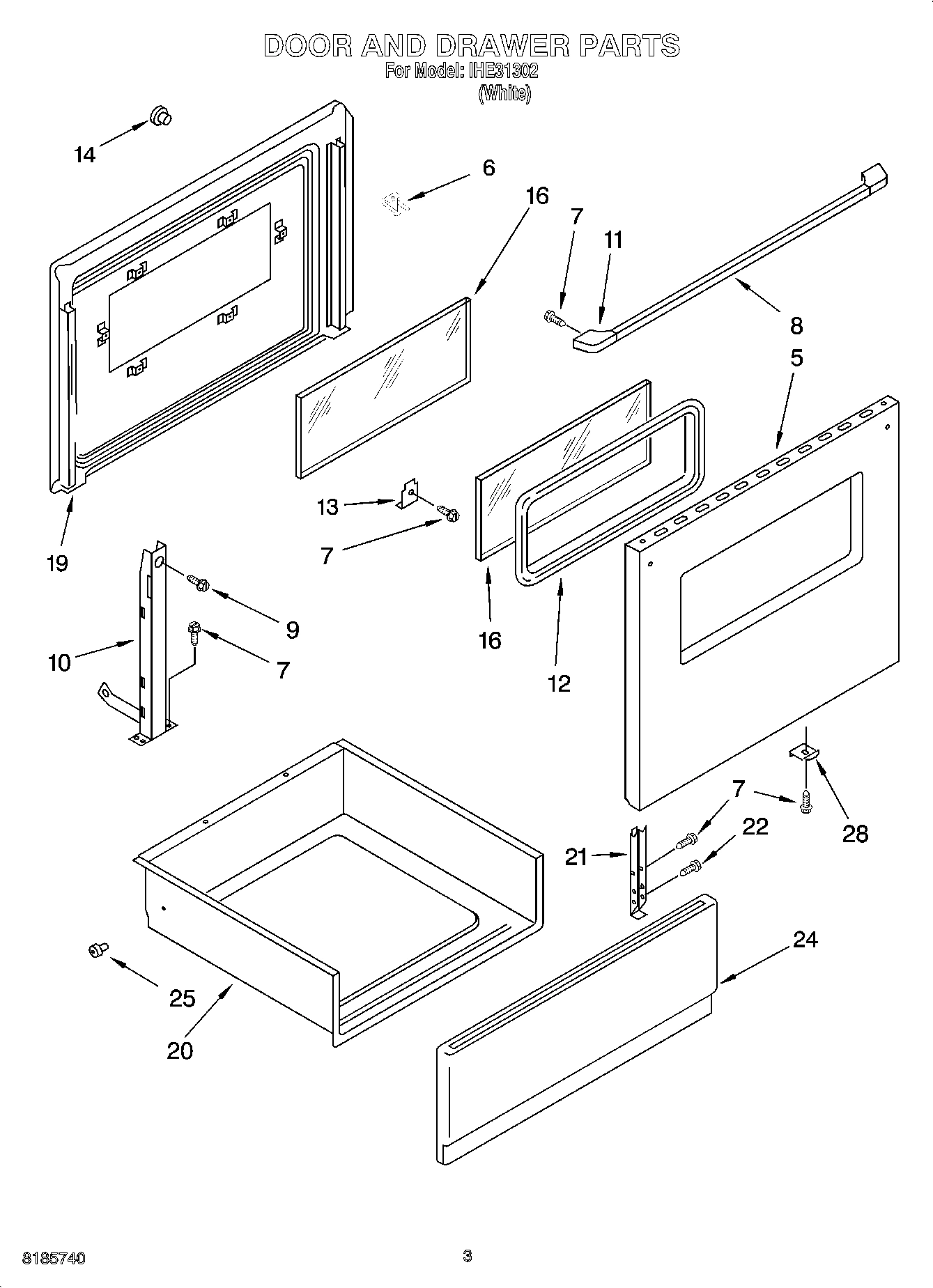 03 - DOOR AND DRAWER PARTS