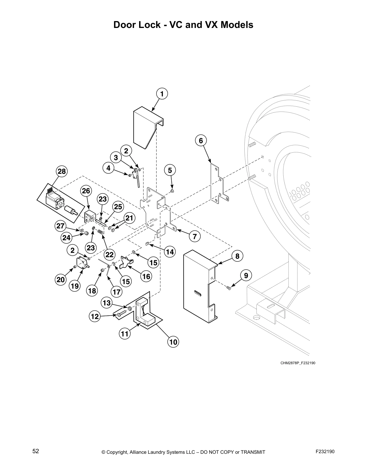 Door Lock - VC and VX Models