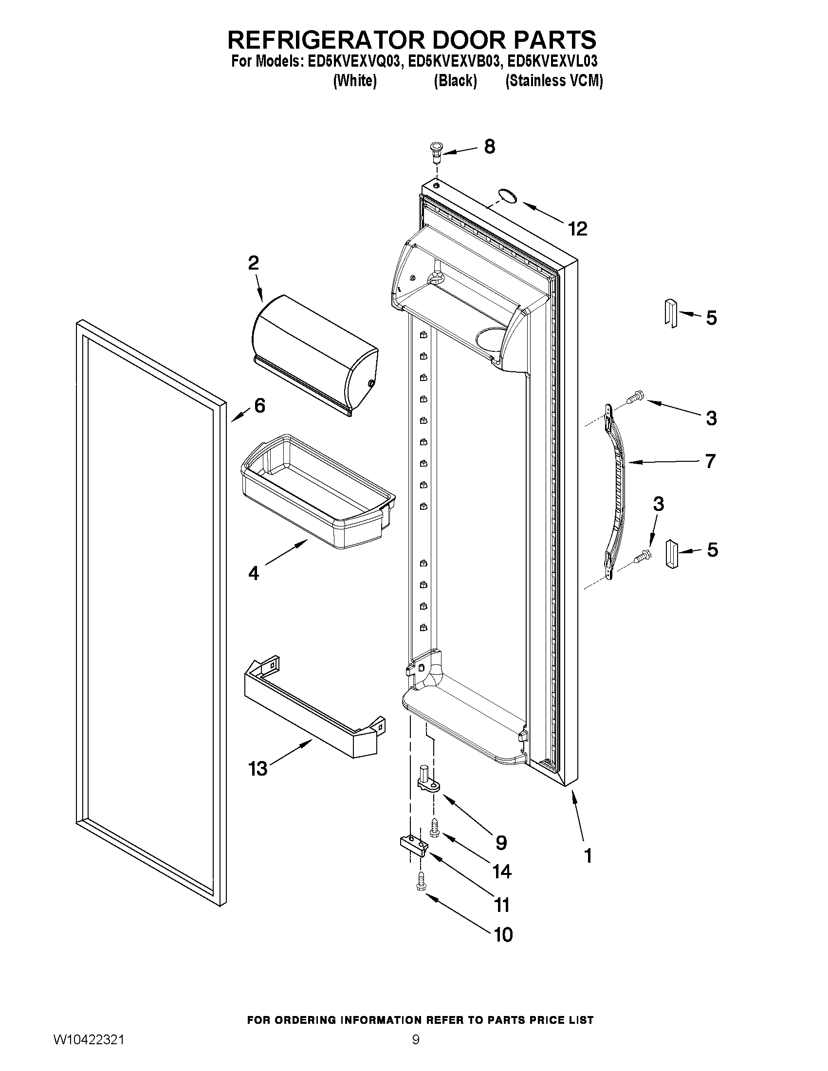 06 - REFRIGERATOR DOOR PARTS