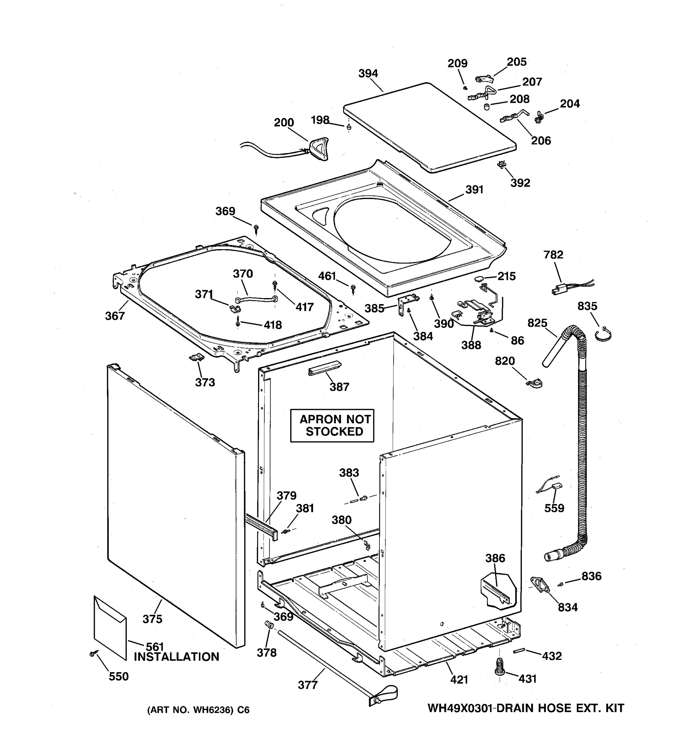 CABINET, COVER & FRONT PANEL