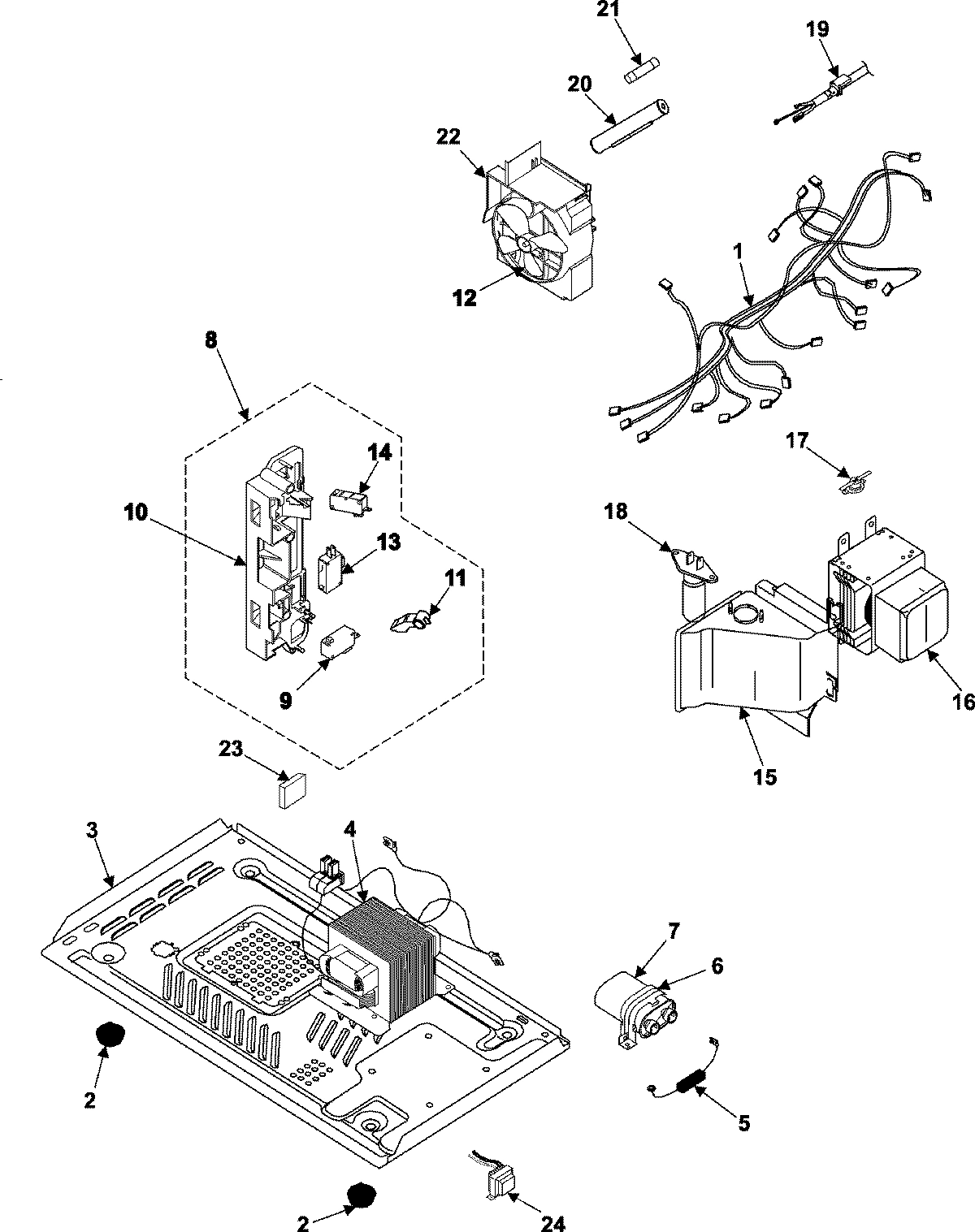 03 - INTERNAL CONTROL/LATCH ASY/BASE