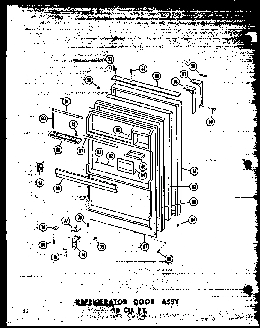 08 - REF DOOR ASSY 18 CU. FT.