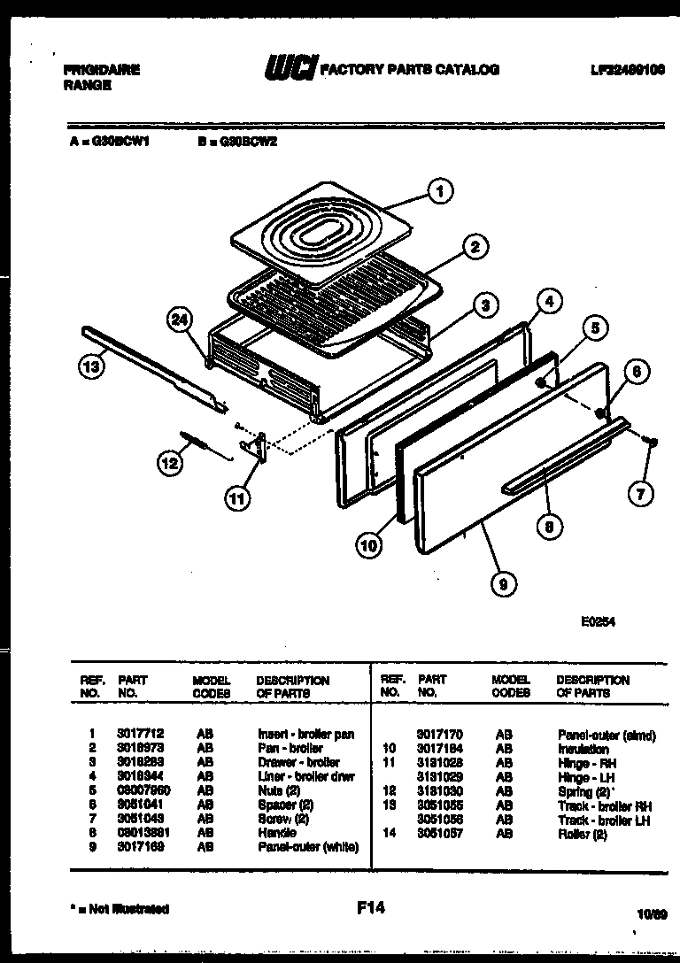 06 - BROILER DRAWER PARTS