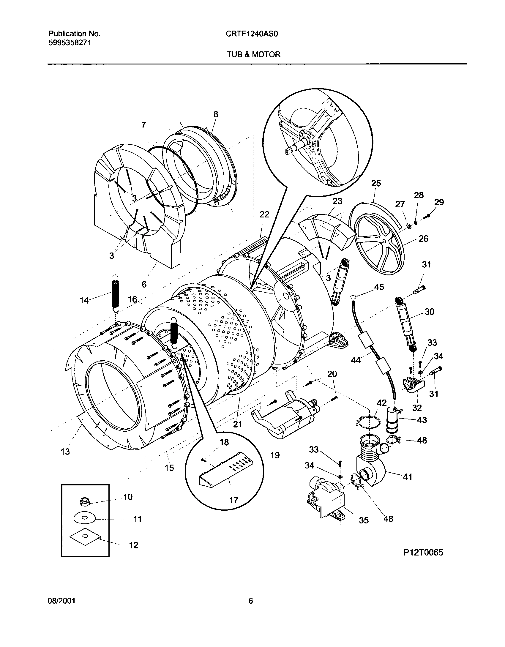 07 - WSHR TUB,MOTOR