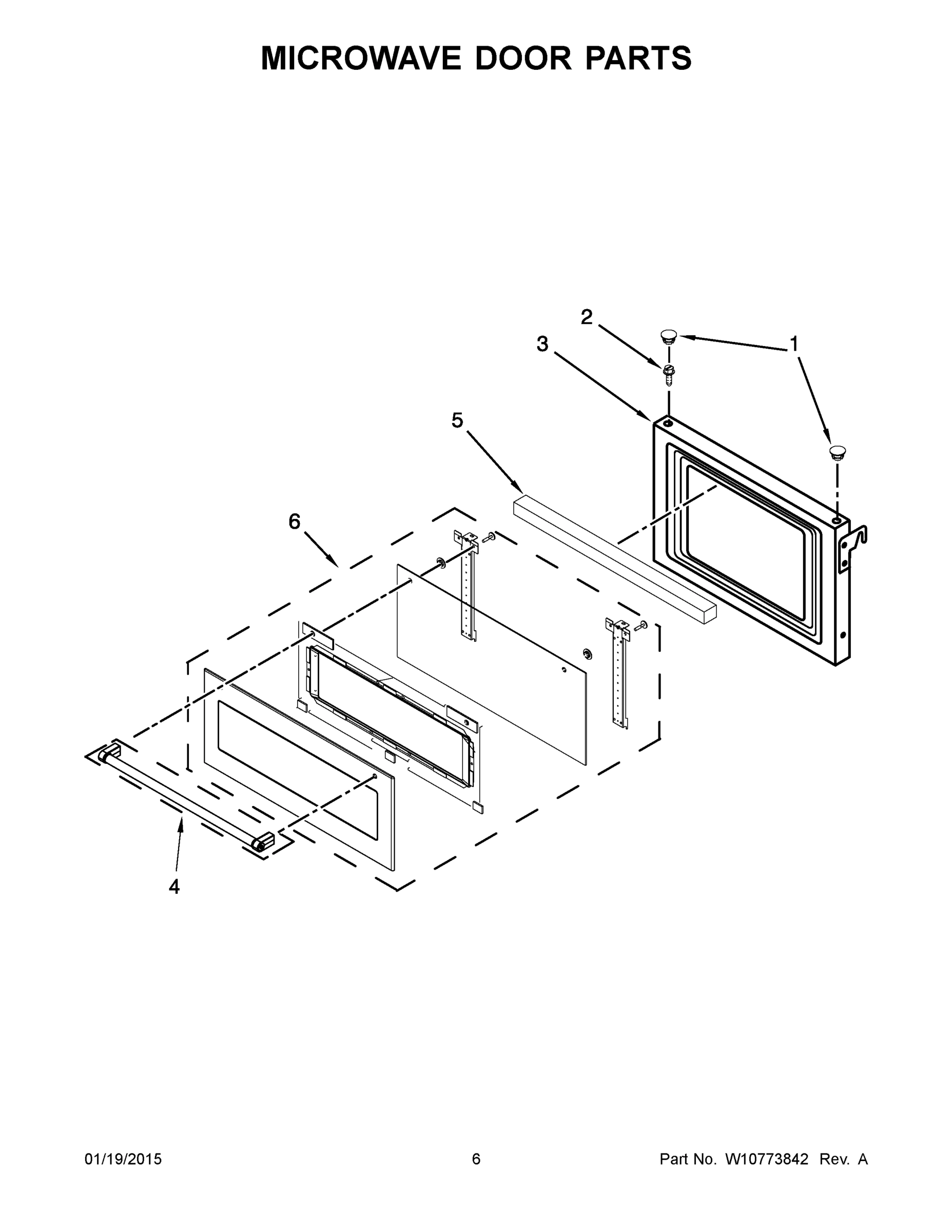 04 - MICROWAVE DOOR PARTS
