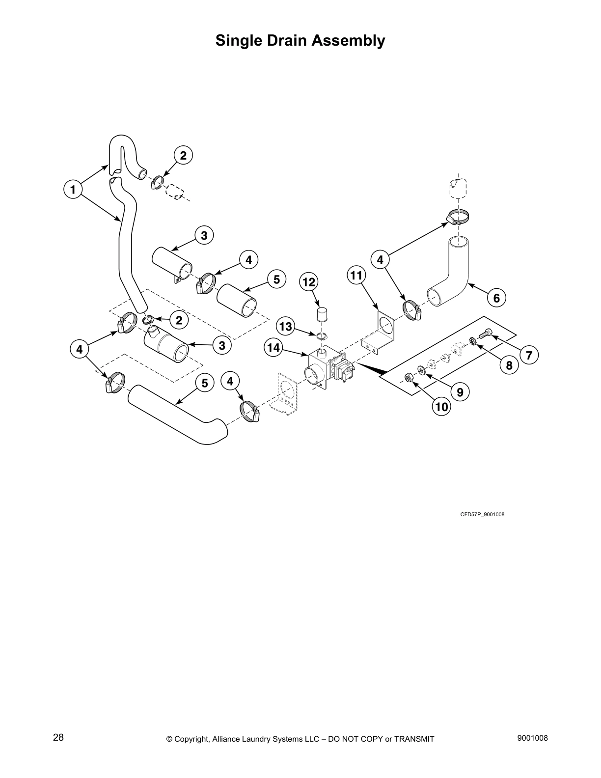 Single Drain Assembly