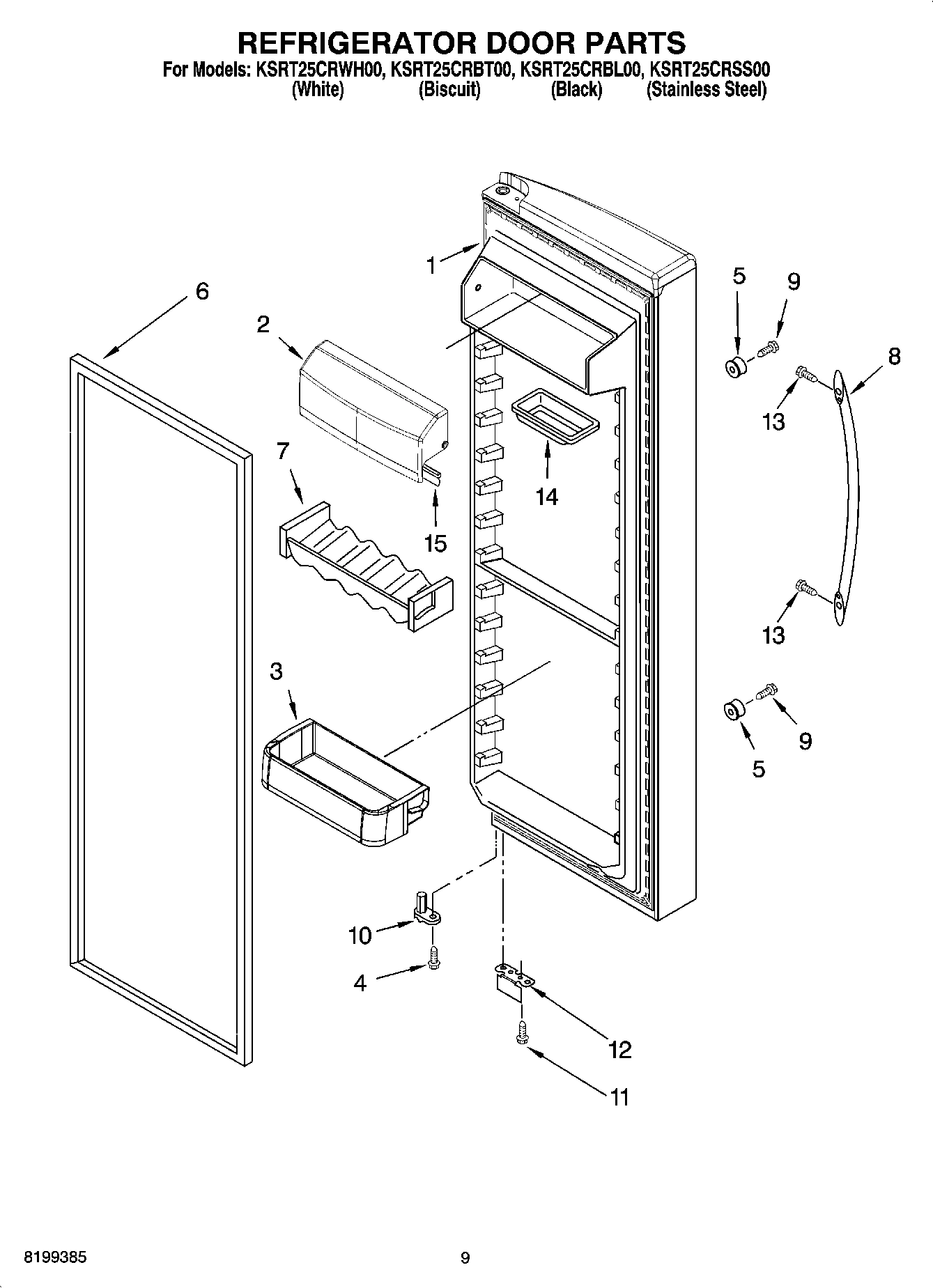06 - REFRIGERATOR DOOR PARTS