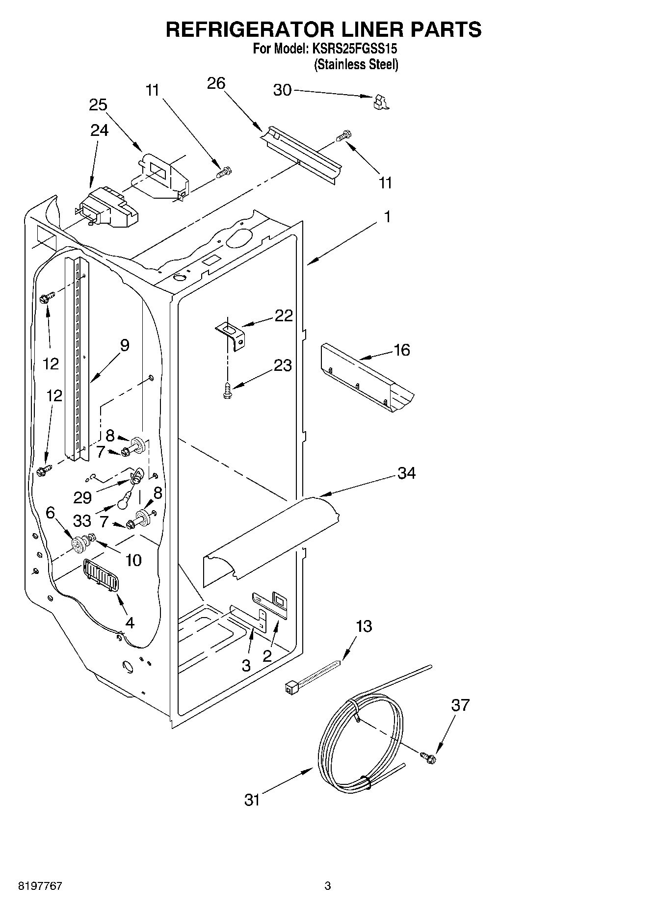 02 - REFRIGERATOR LINER