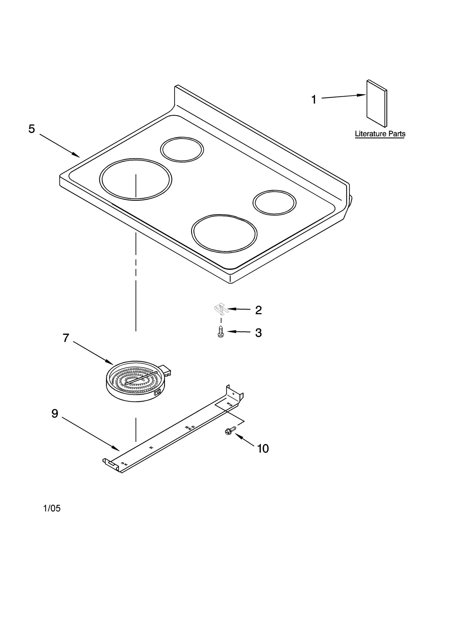 COOKTOP PARTS