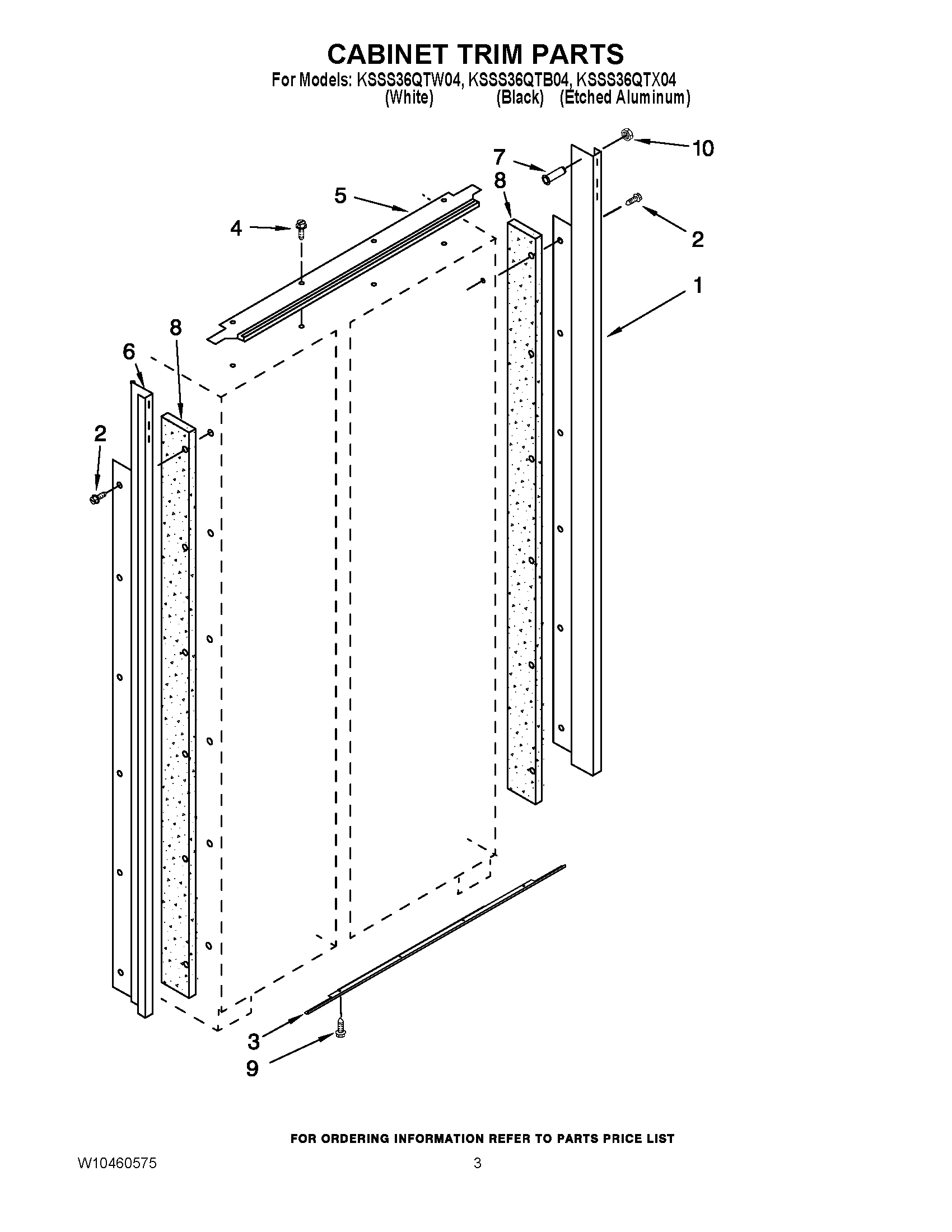 02 - CABINET TRIM PARTS