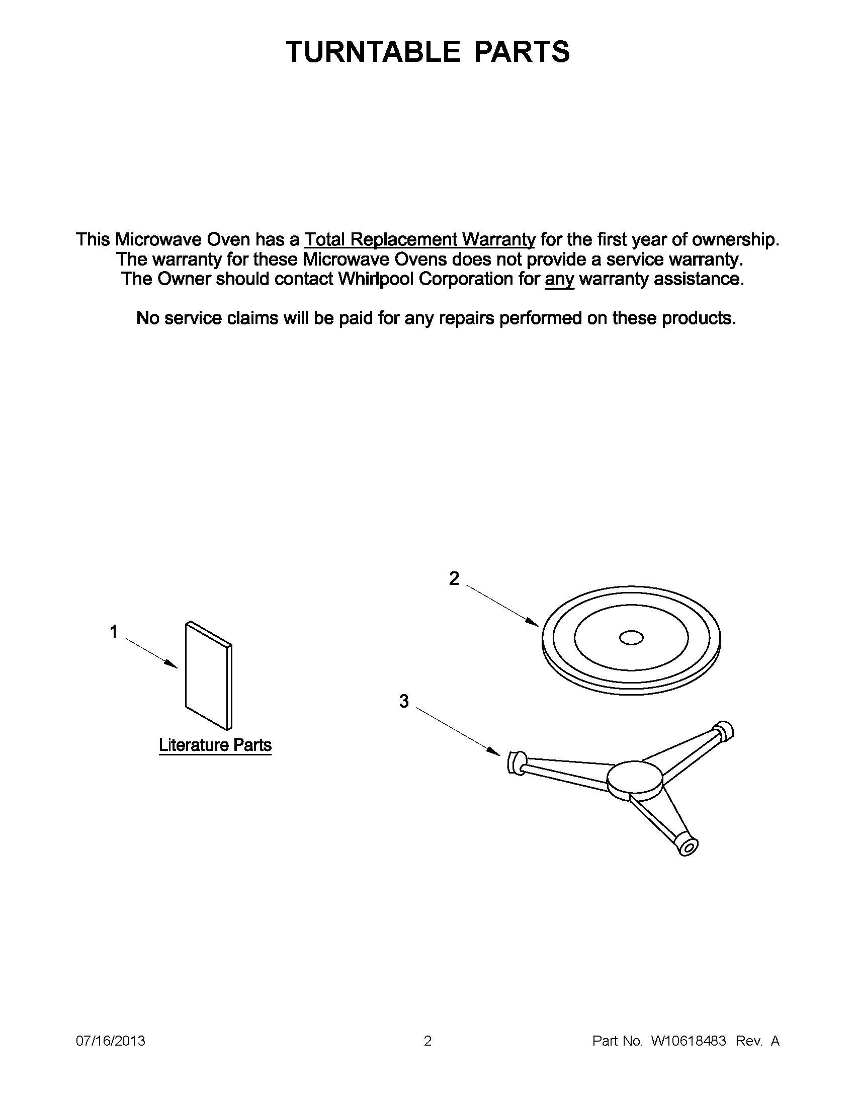 01 - TURNTABLE PARTS