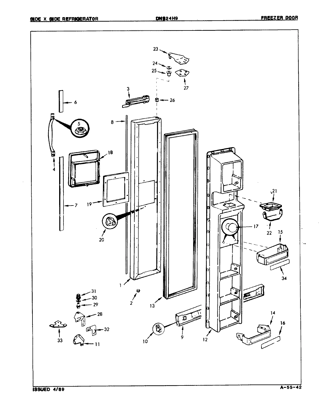 02 - FREEZER DOOR