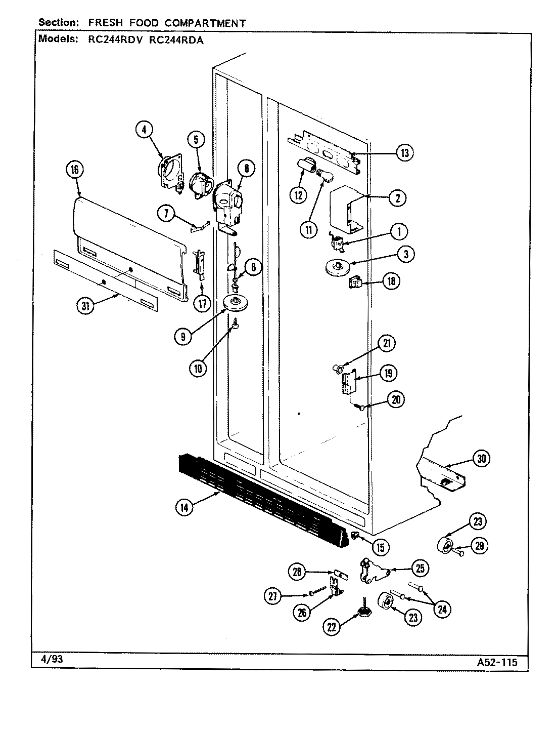 02 - FRESH FOOD COMPARTMENT