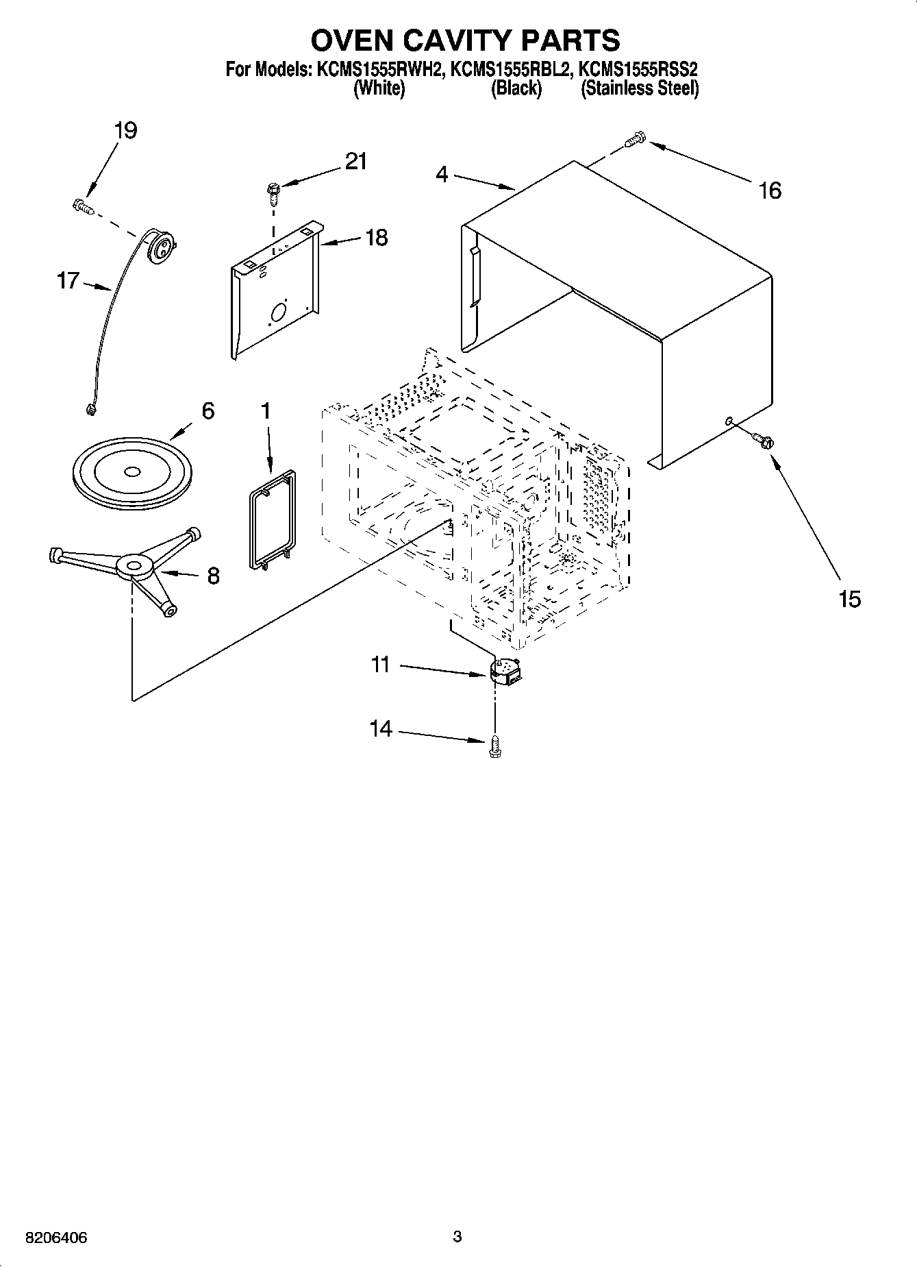 03 - OVEN CAVITY PARTS