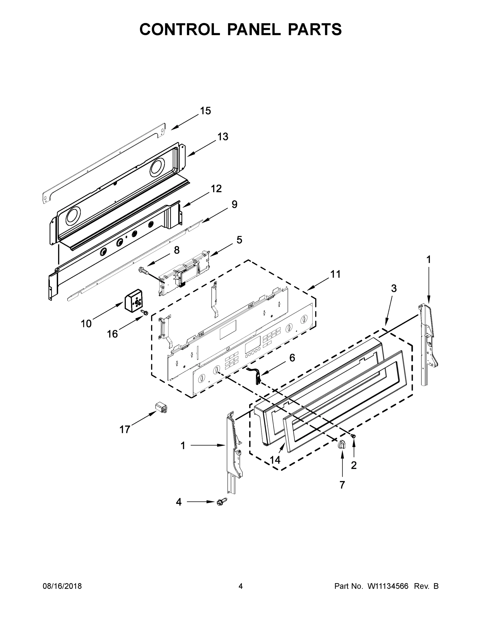 03 - CONTROL PANEL PARTS