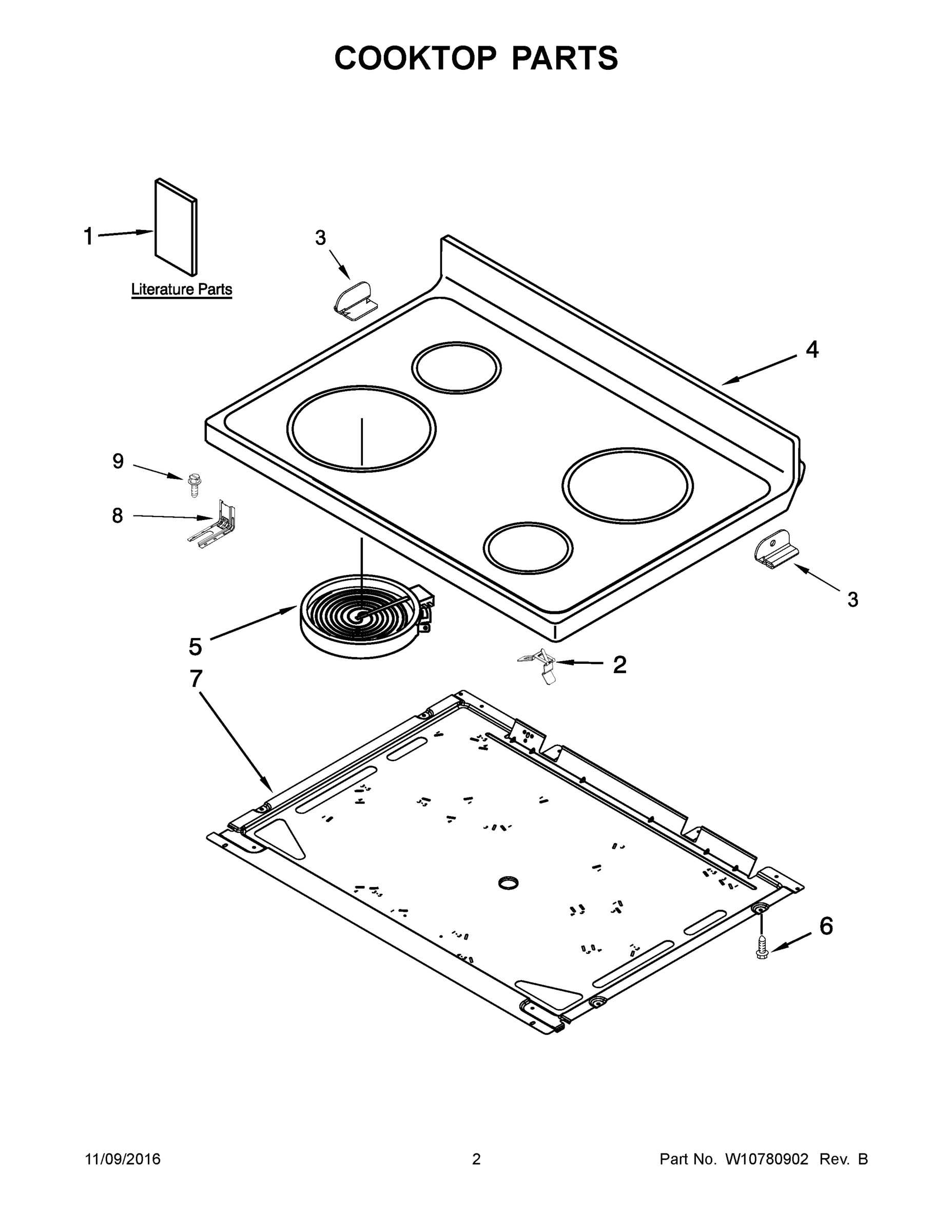 02 - COOKTOP PARTS