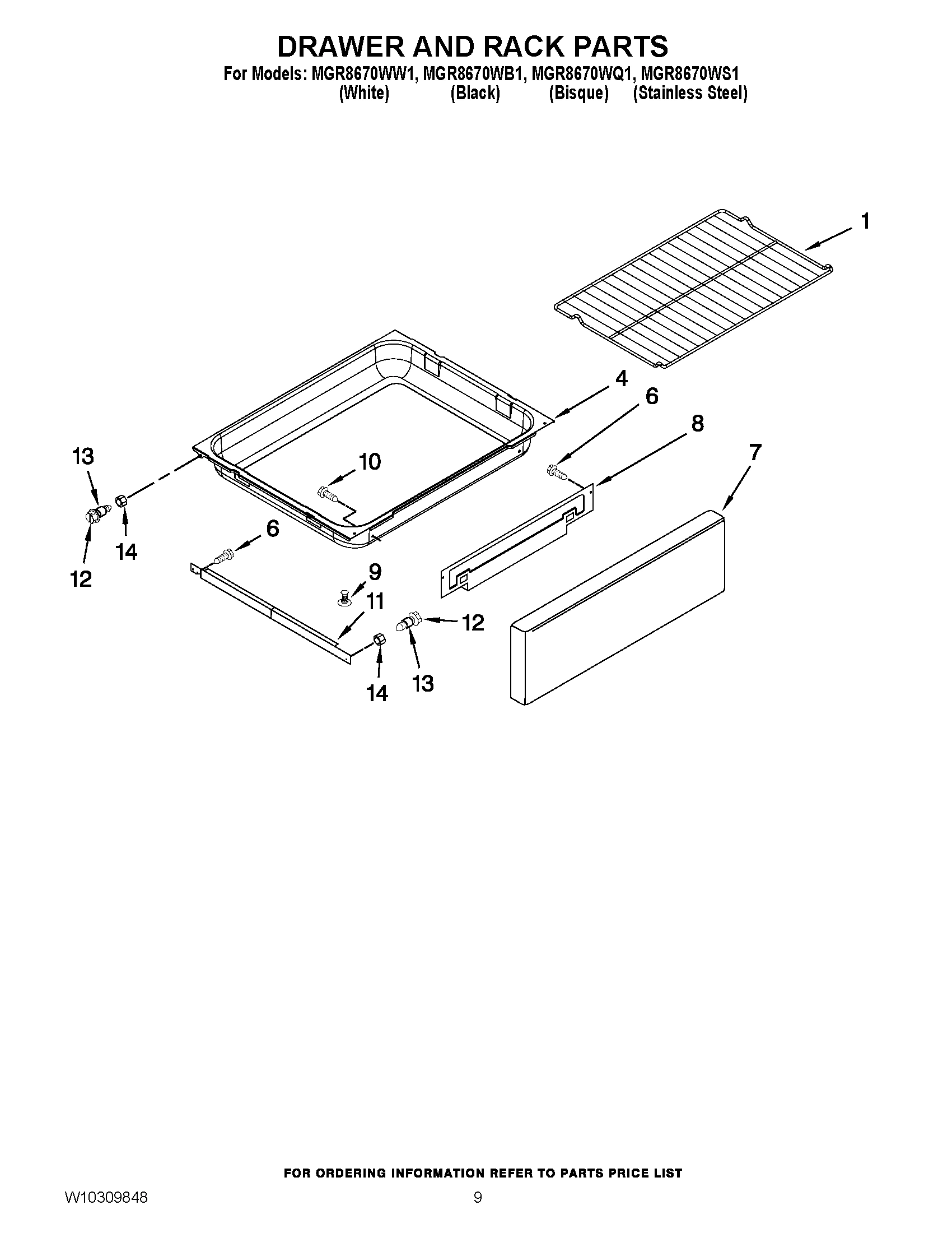 06 - DRAWER AND RACK PARTS