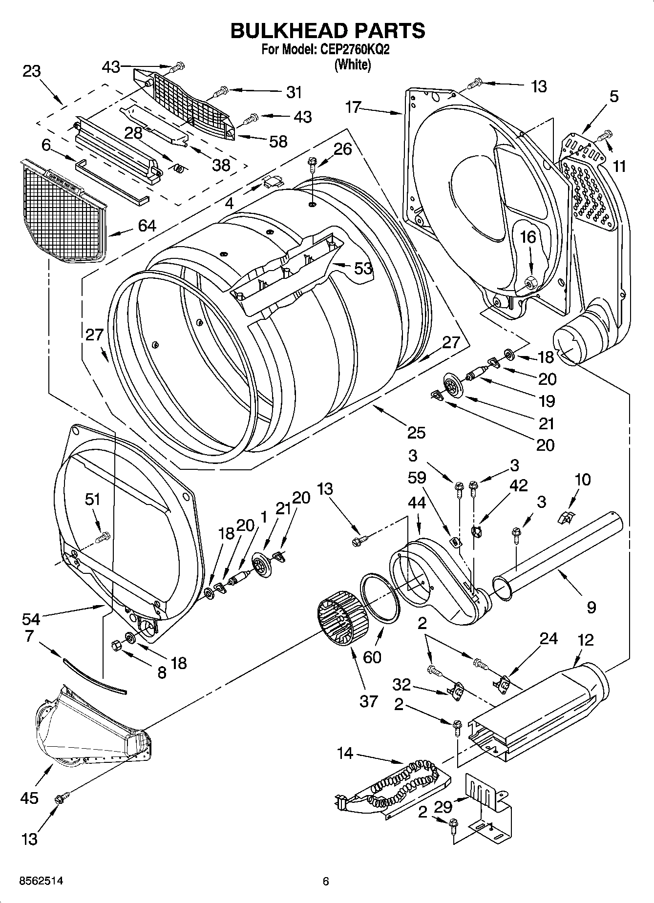 03 - BULKHEAD PARTS AND OPTIONAL PARTS (NOT INCLUDED)