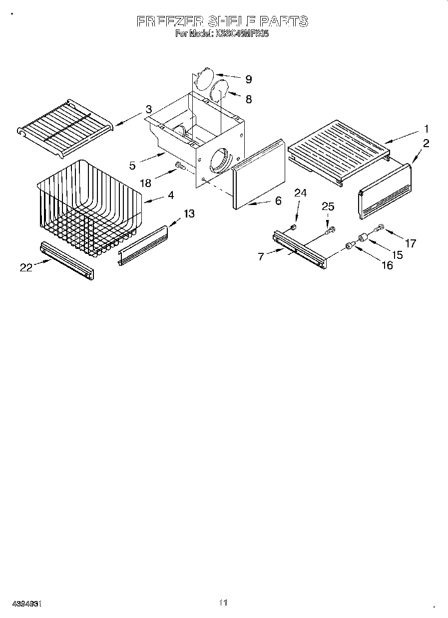 08 - FREEZER SHELF