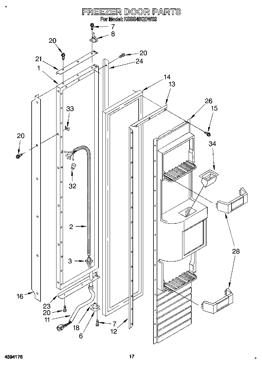 12 - FREEZER DOOR