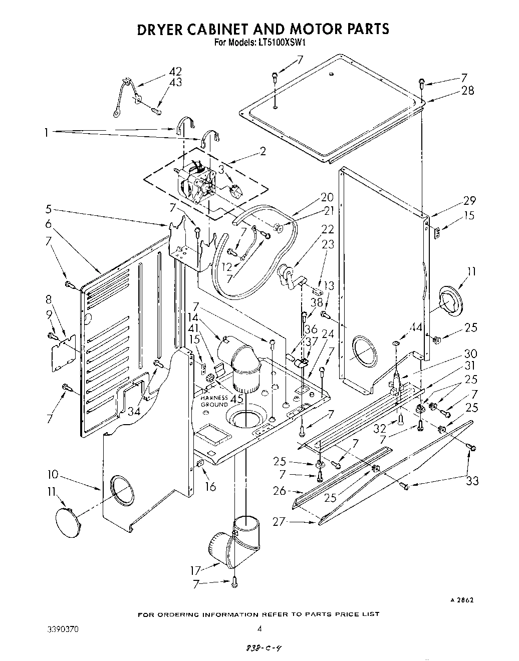 04 - DRYER CABINET AND MOTOR