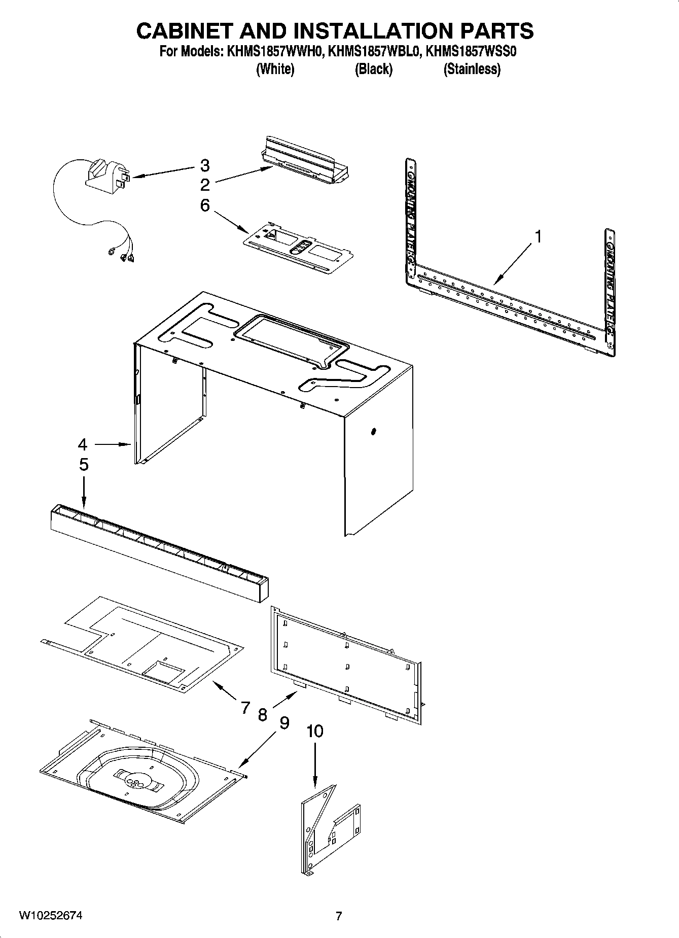 06 - CABINET AND INSTALLATION PARTS