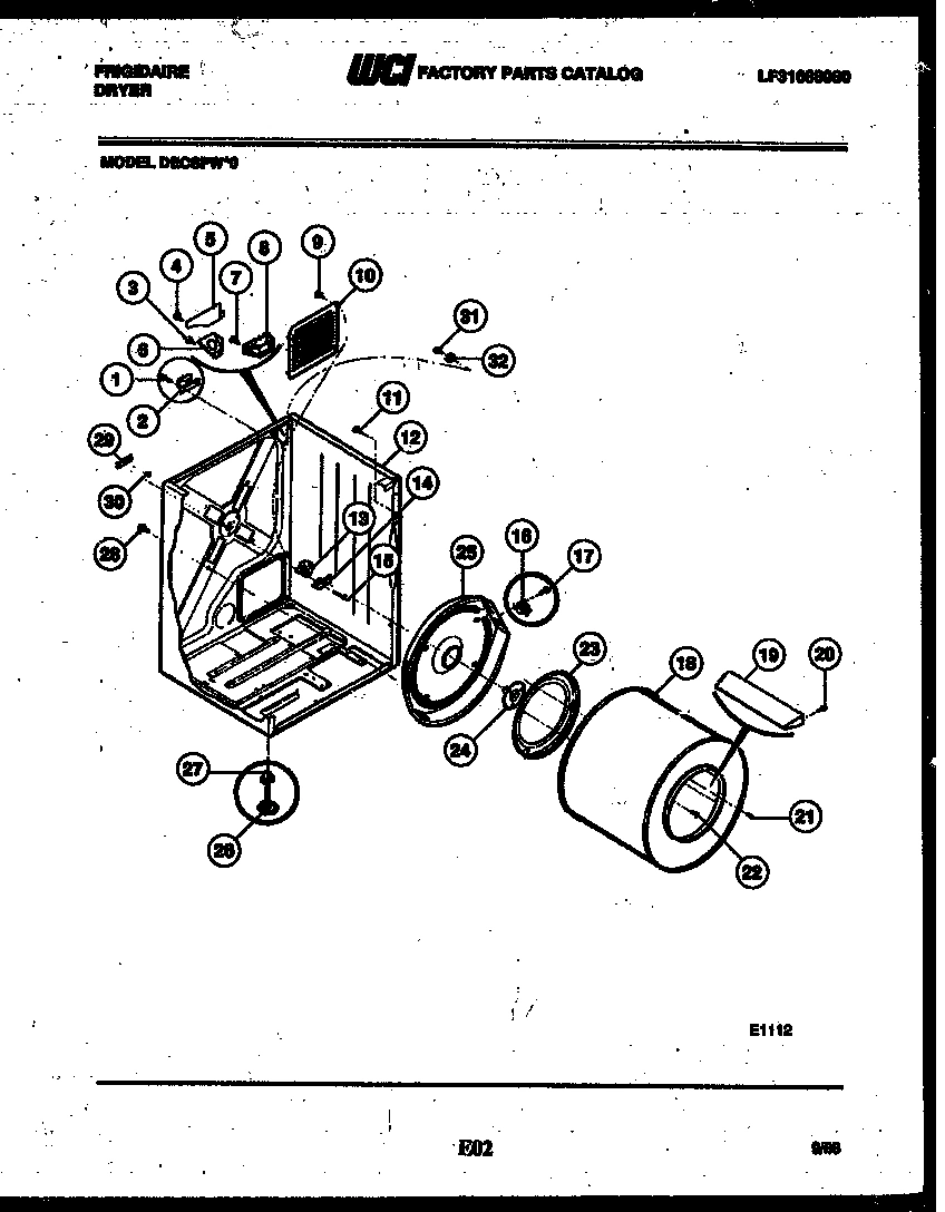 02 - CABINET AND COMPONENT PARTS