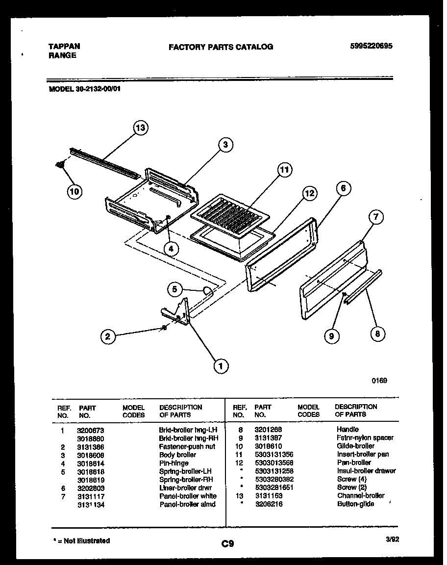 05 - BROILER DRAWER PARTS