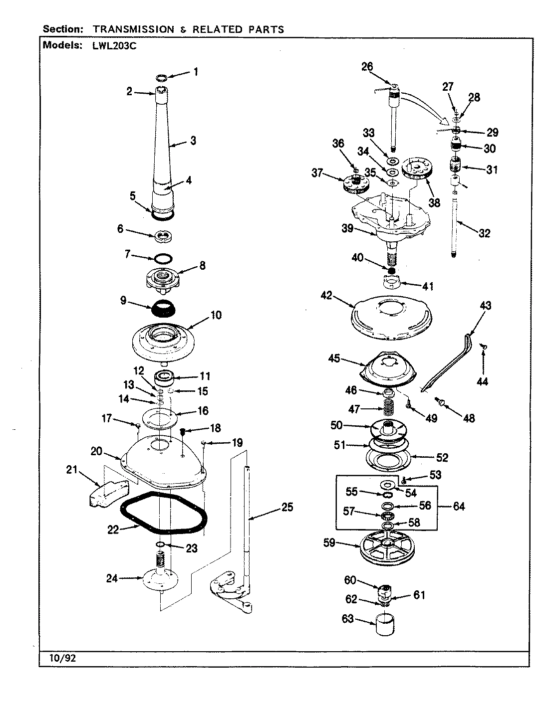 11 - TRANSMISSION & RELATED PARTS (REV. J-N)