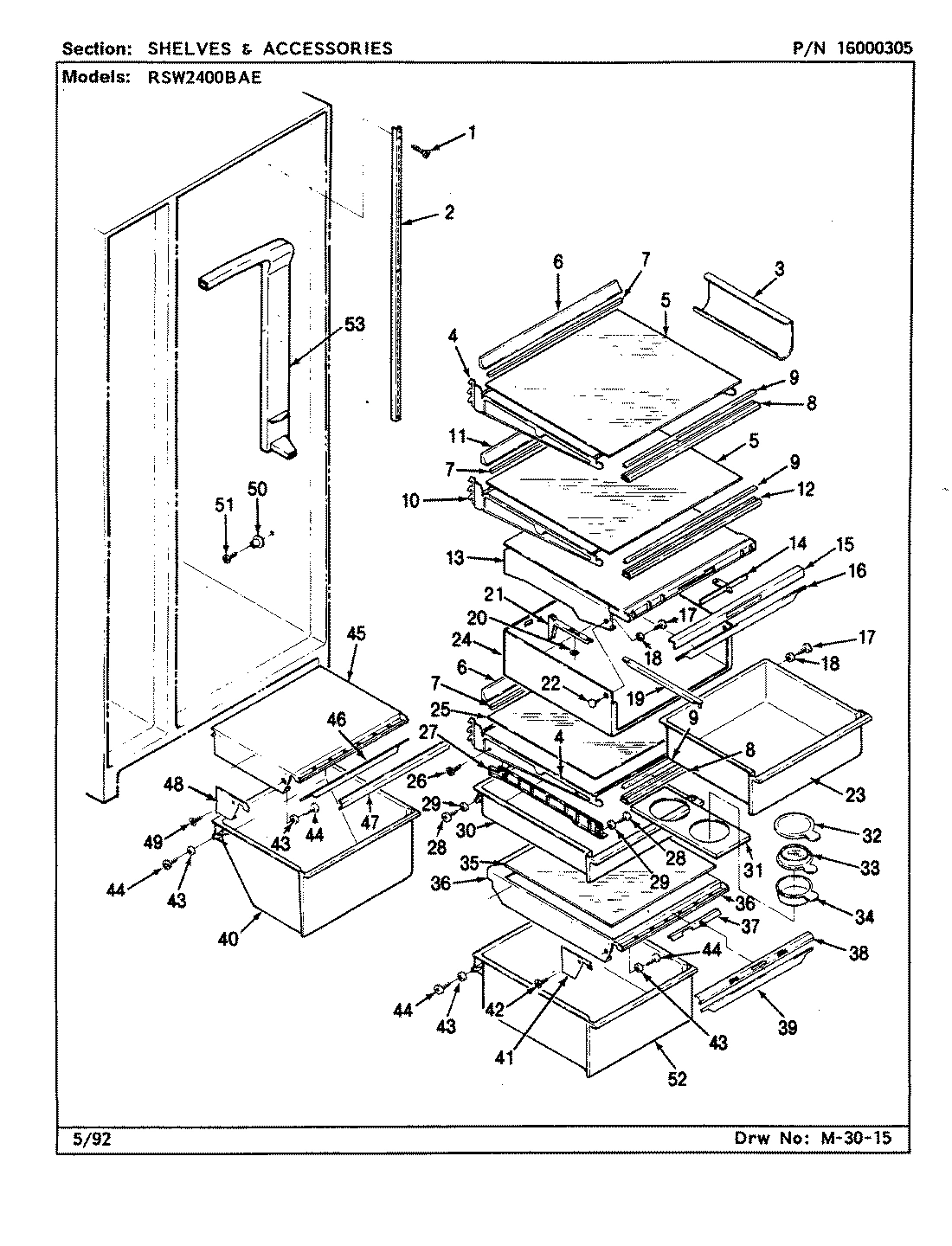 09 - SHELVES & ACCESSORIES