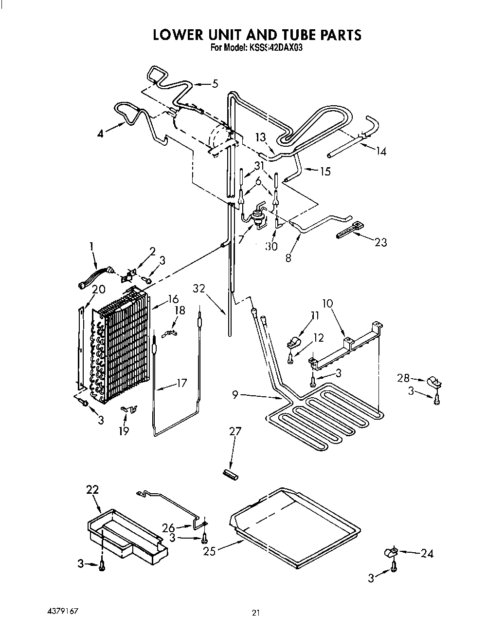 15 - LOWER UNIT AND TUBE
