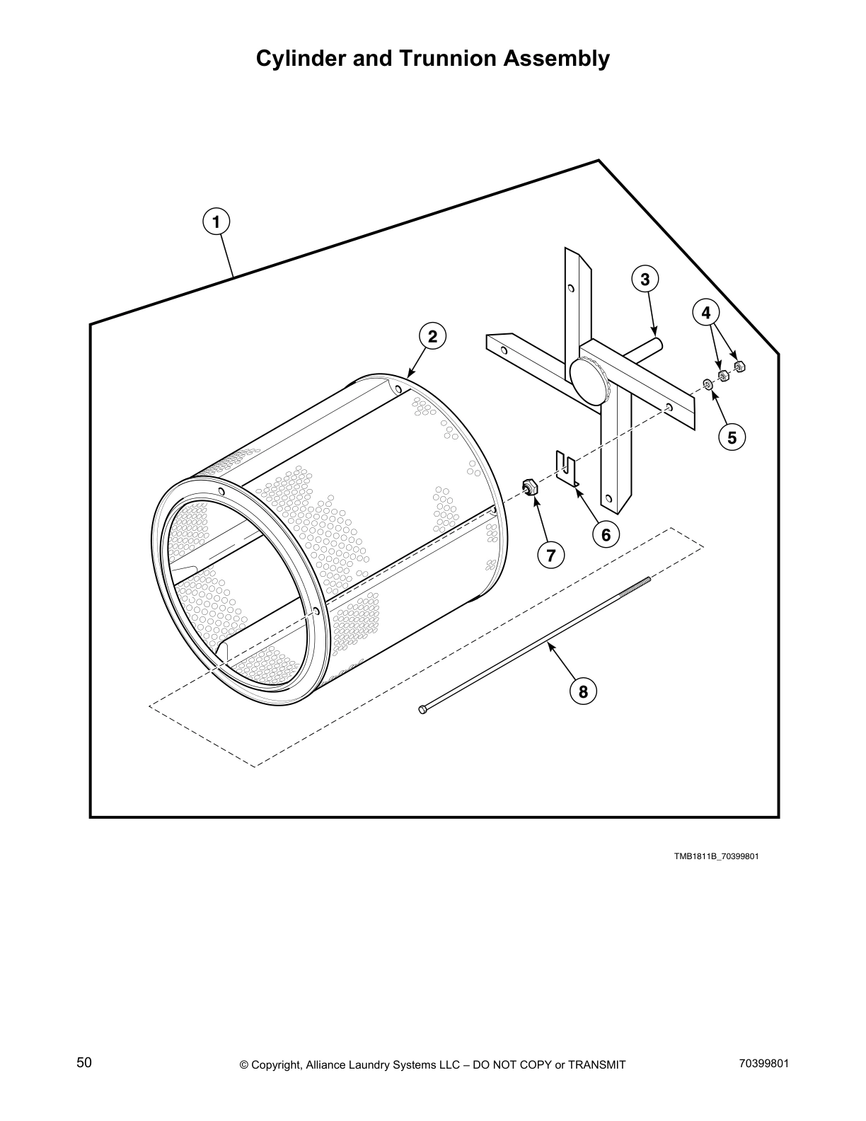 Cylinder and Trunnion Assembly