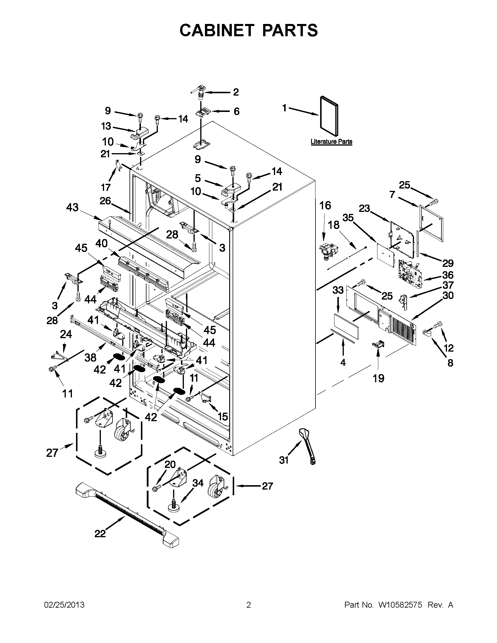 01 - CABINET PARTS