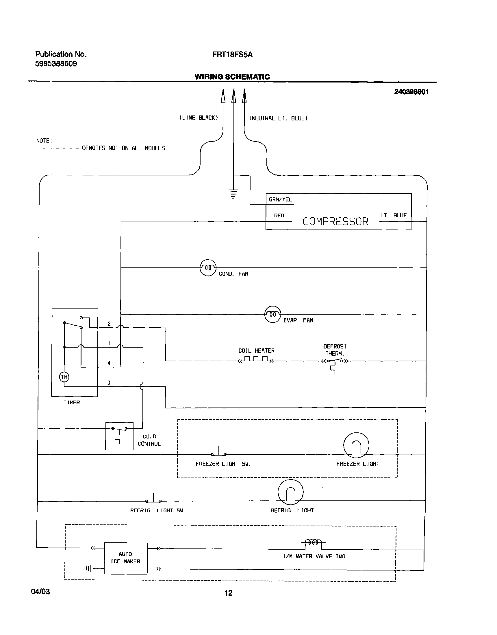 12 - WIRING SCHEMATIC