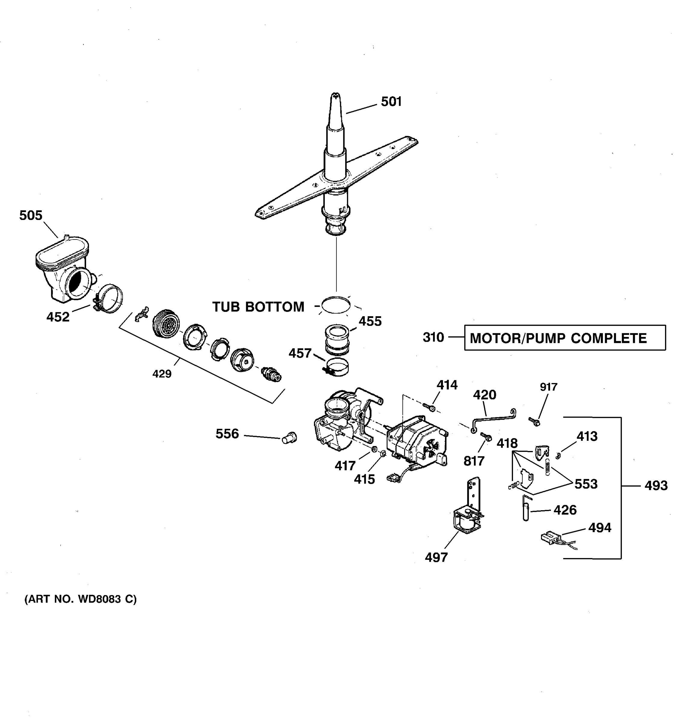 MOTOR-PUMP MECHANISM