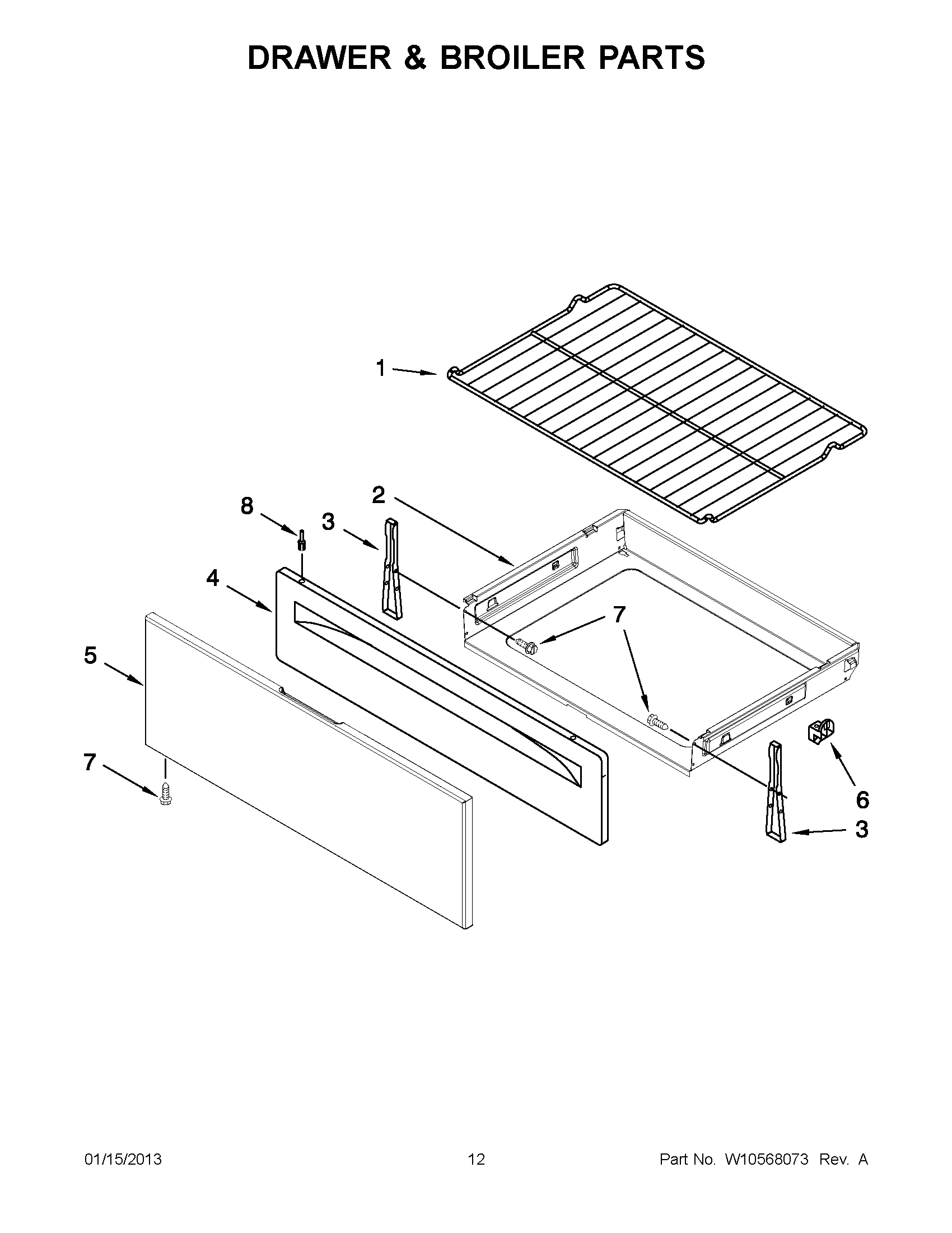 06 - DRAWER & BROILER PARTS