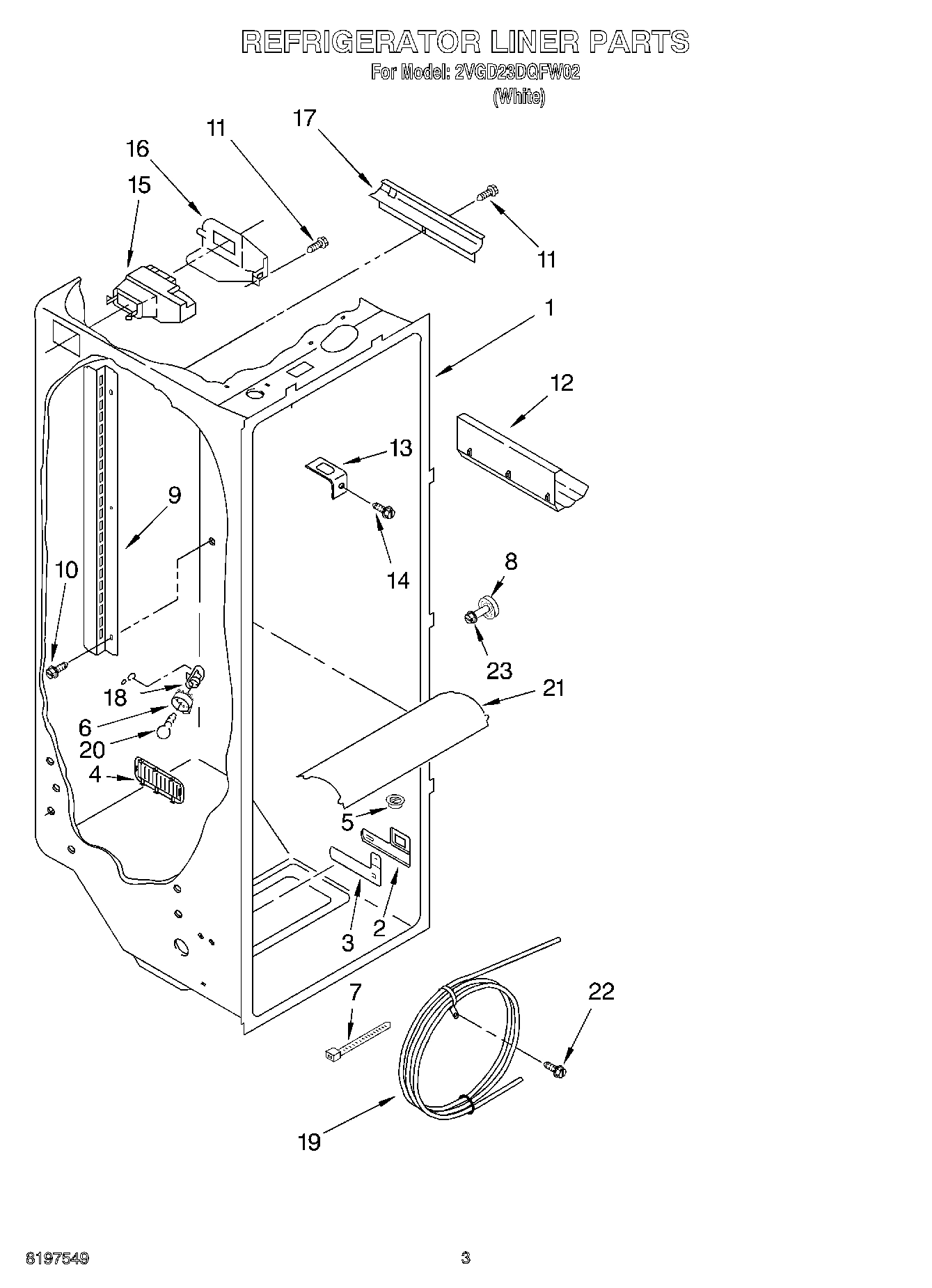 02 - REFRIGERATOR LINER