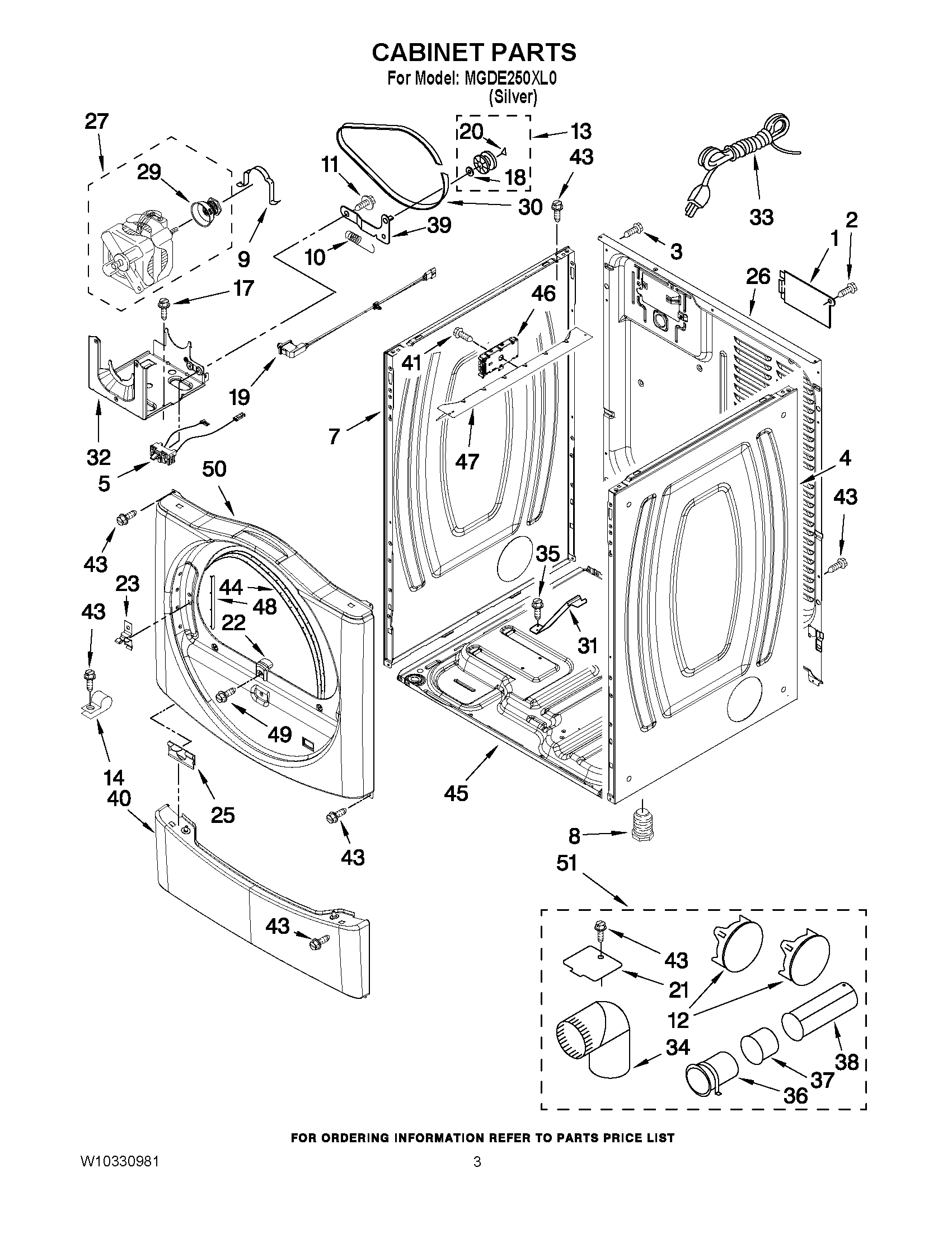 02 - CABINET PARTS