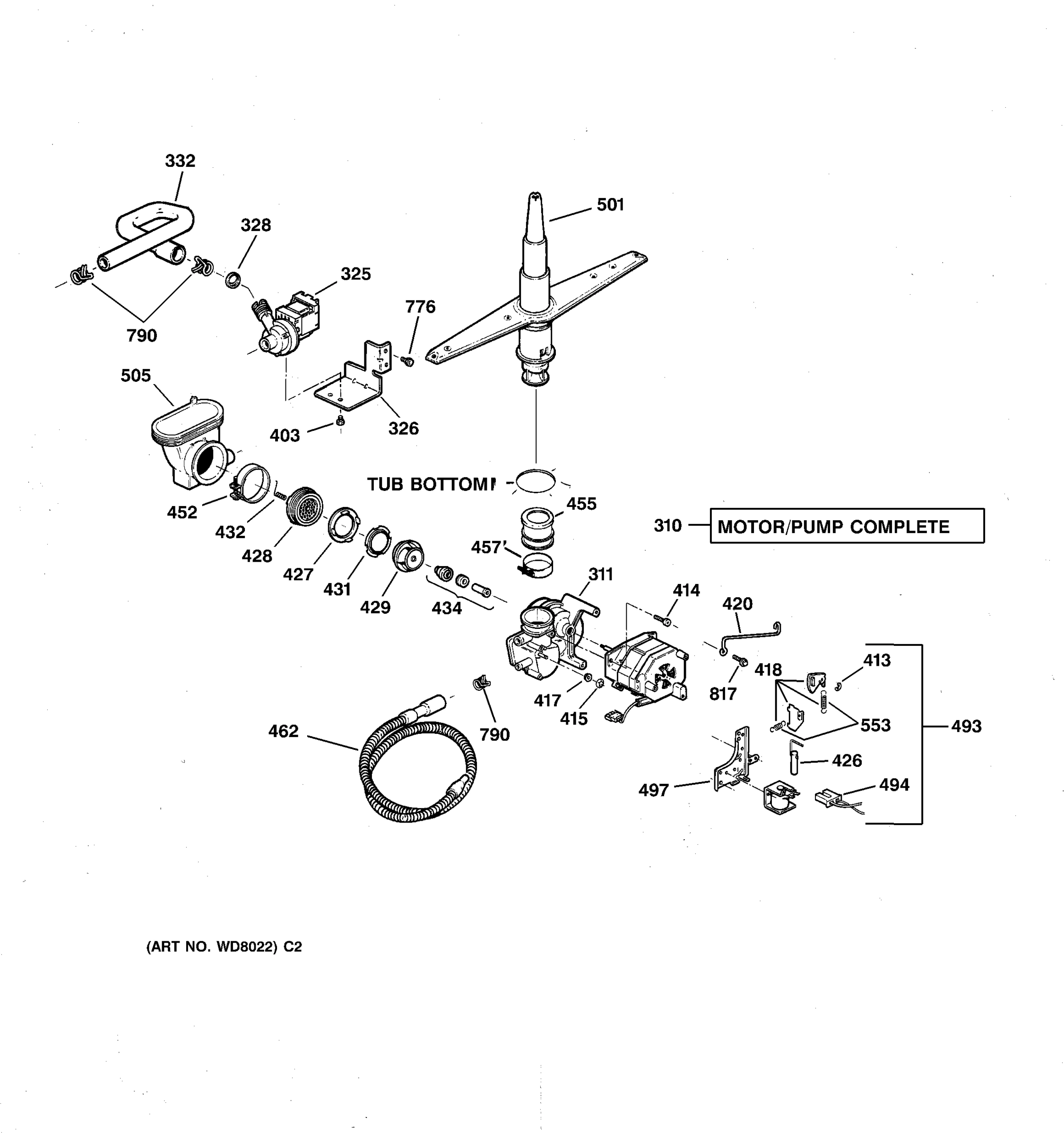 MOTOR-PUMP MECHANISM