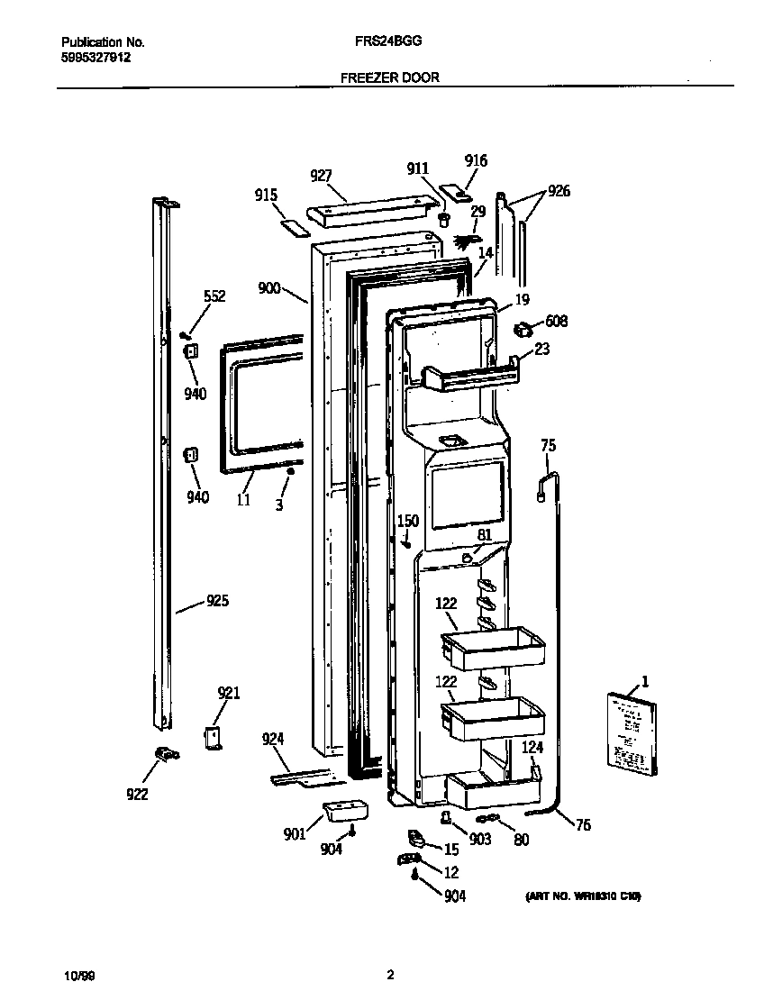 02 - FREEZER DOOR