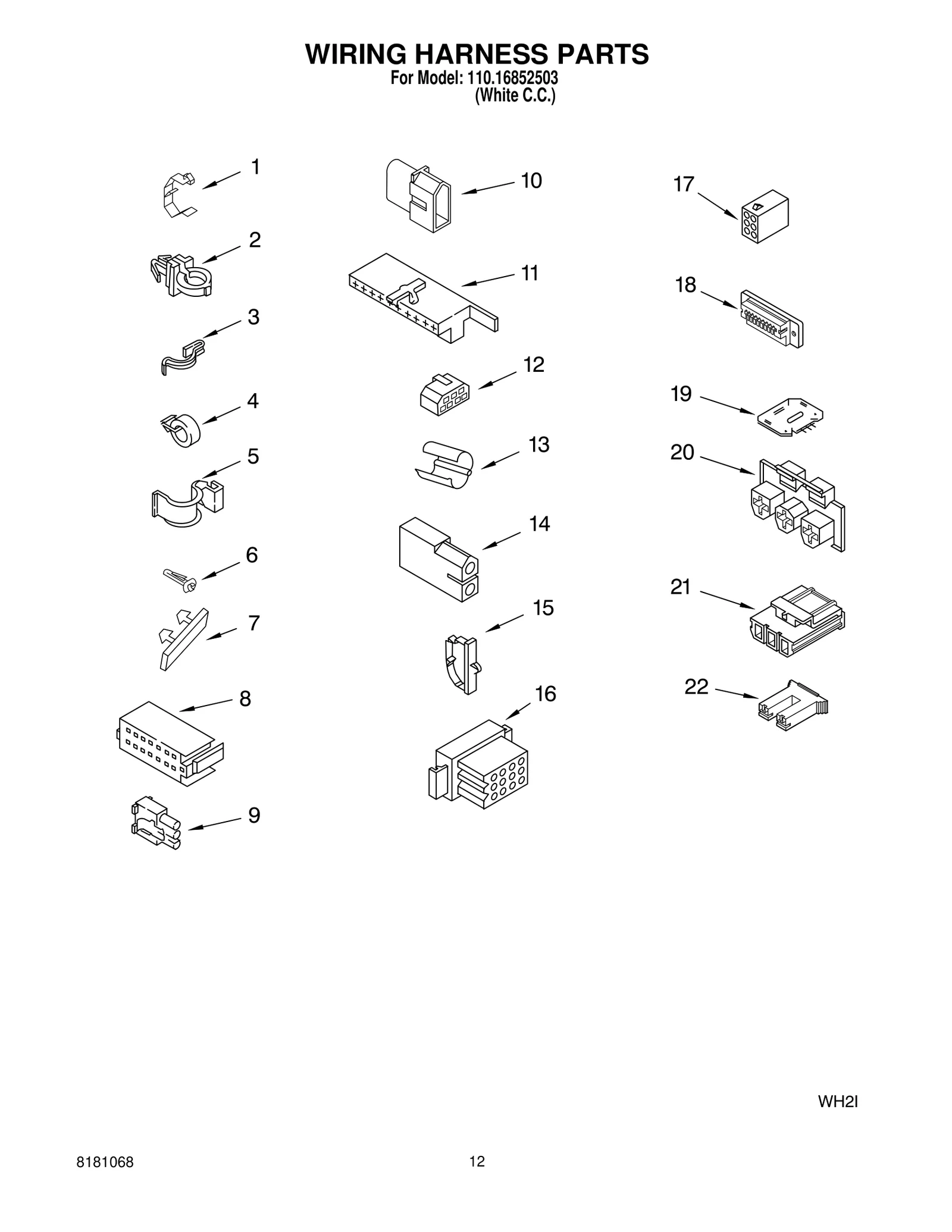 WIRING HARNESS PARTS