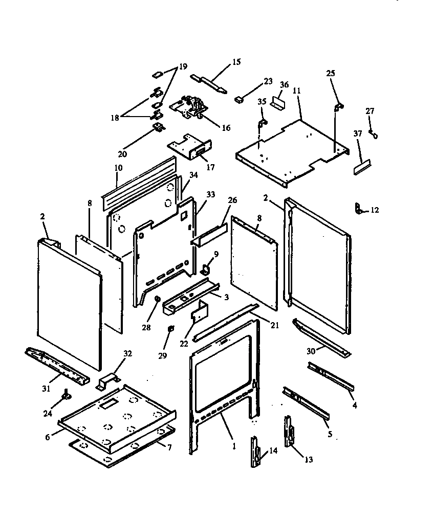 05 - OVEN CAVITY ASSY