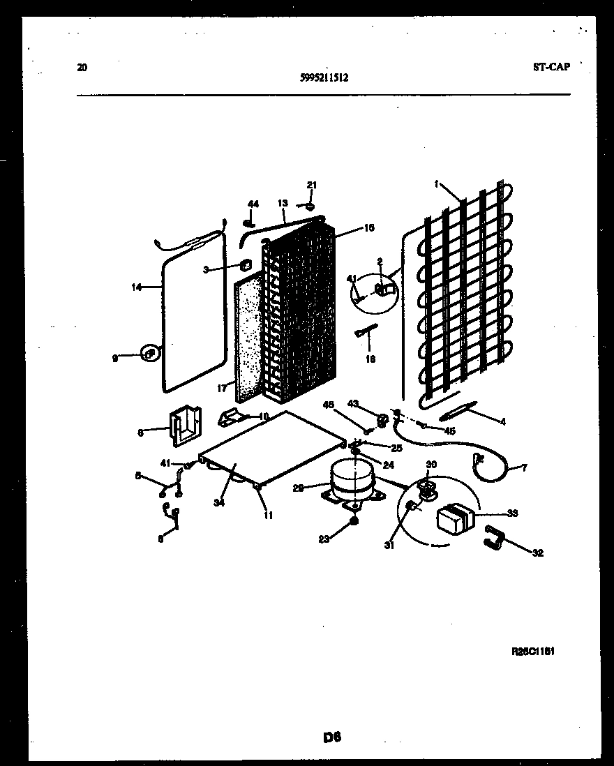 11 - SYSTEM AND AUTOMATIC DEFROST PARTS