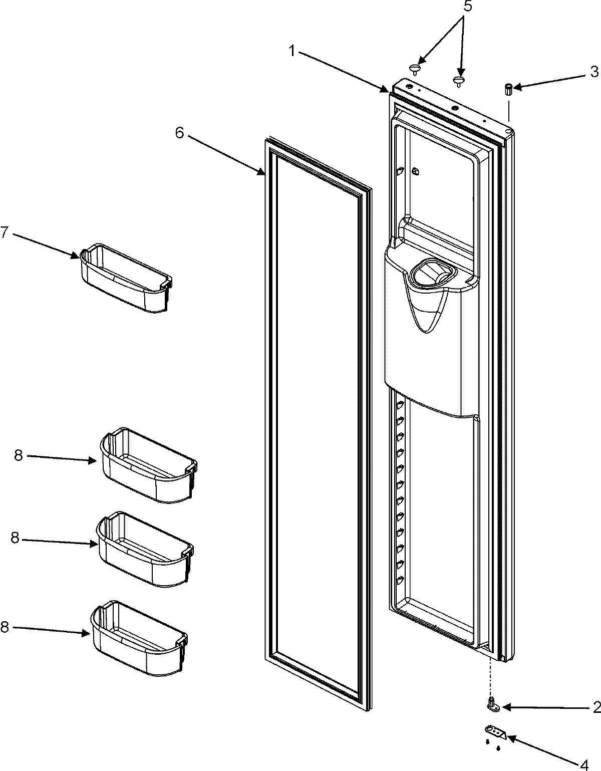 08 - FREEZER DOOR